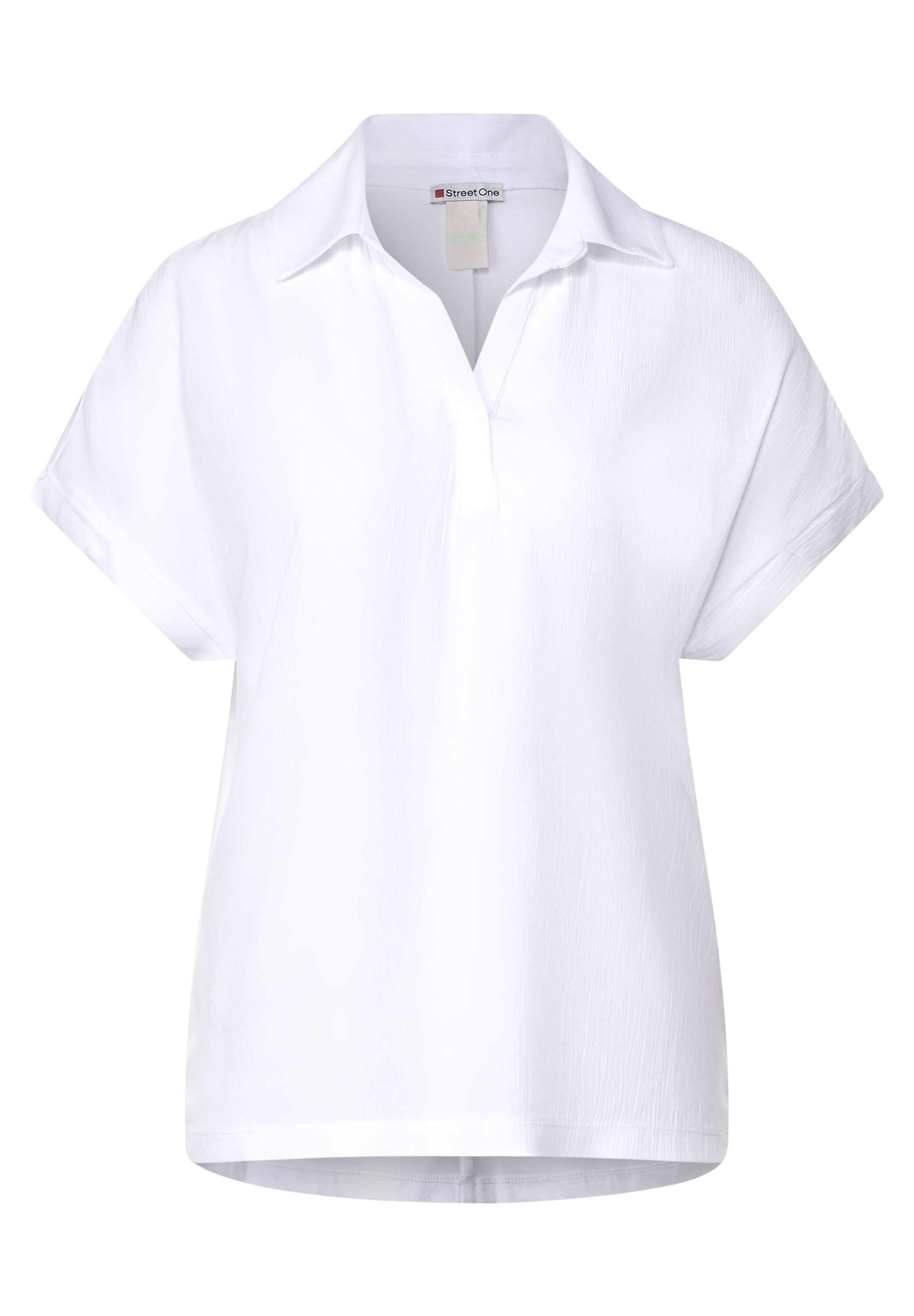 STREET ONE Poloshirt, aus softer Viskose