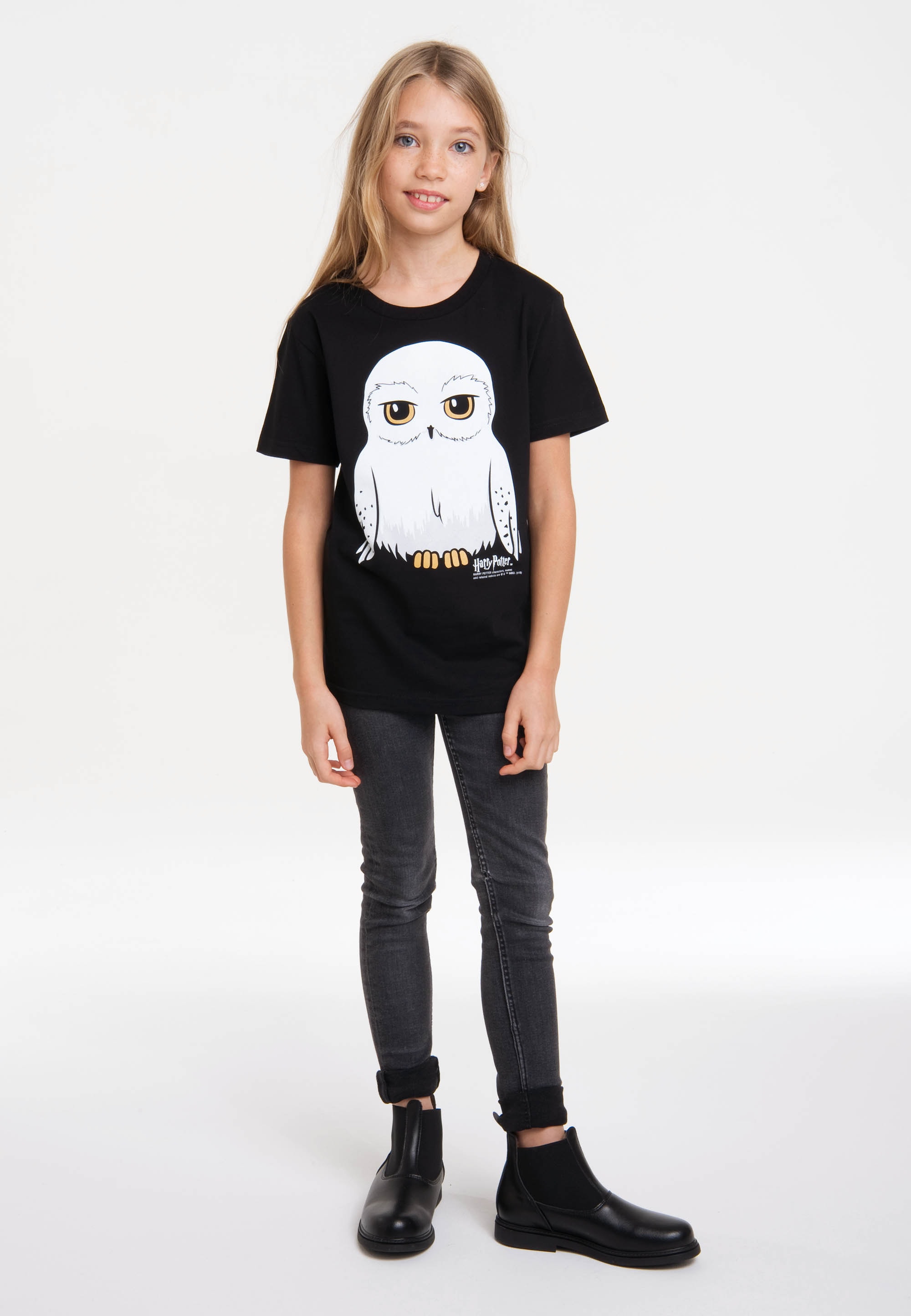 LOGOSHIRT T-Shirt »Harry Potter – Hedwig«, mit lizenziertem Print