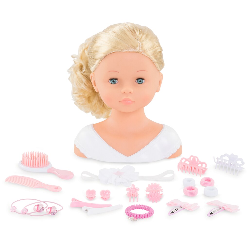 Corolle® Frisierkopf »Hair Stylingkopf«, (Set, 20 tlg.)