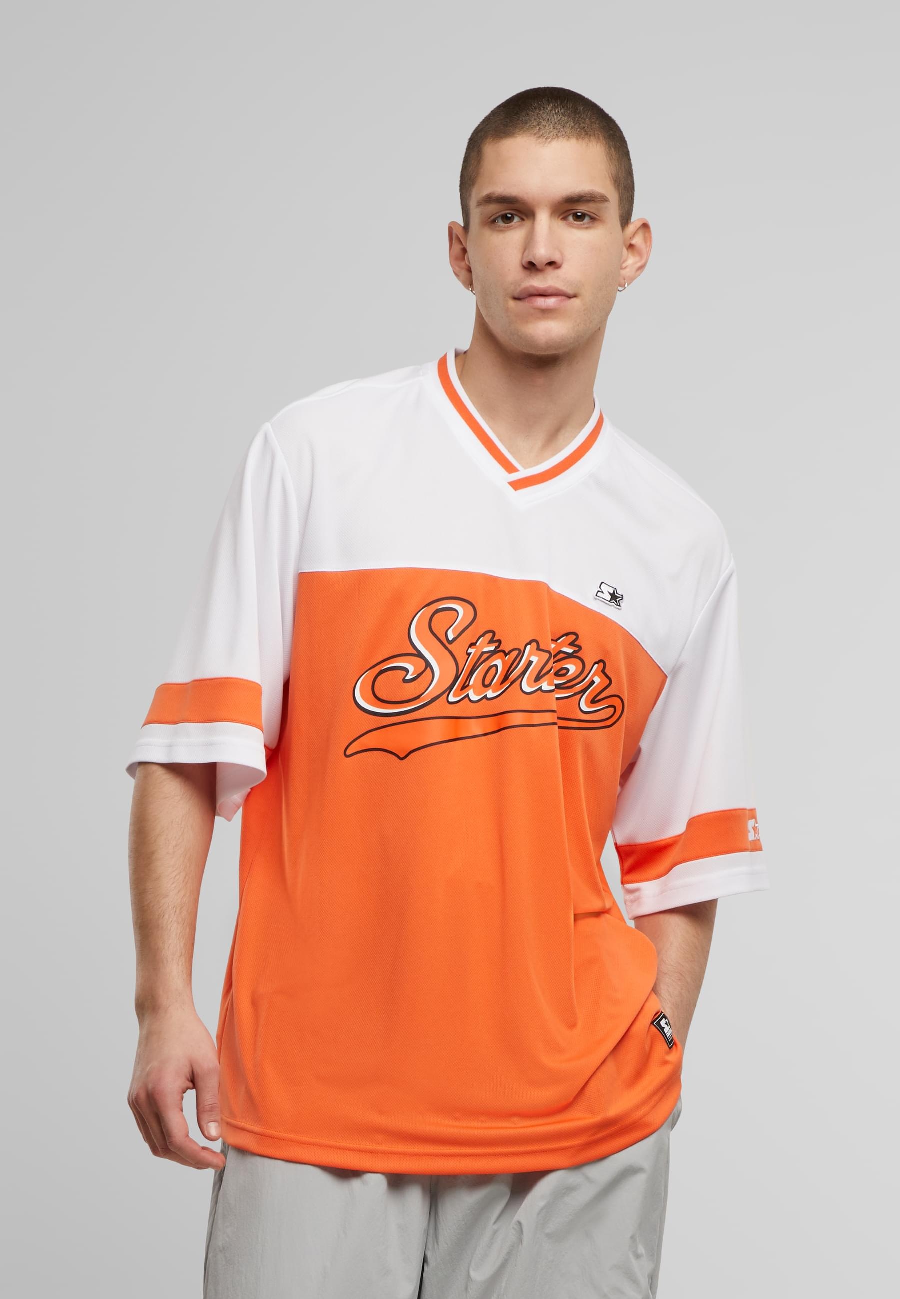 Starter Black Label T-Shirt »Starter Black Label Starter V-Neck Mesh Tee« 1 Stk.