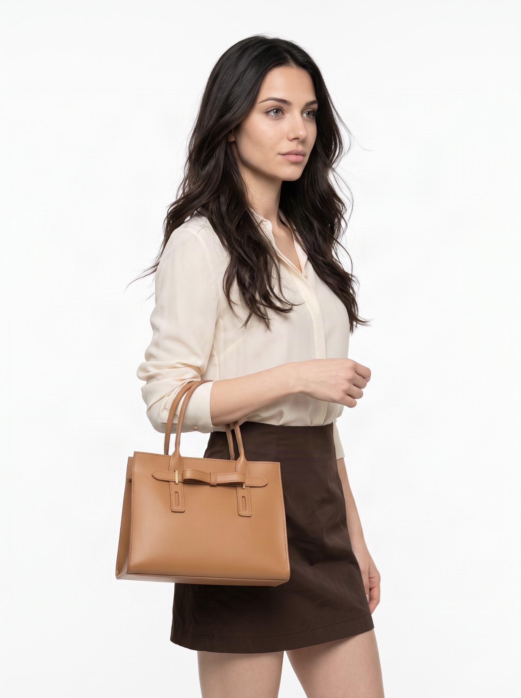 Cluty Henkeltasche »CLUTY Damen FARFOSIA echt Leder, Made in Italy« echt Leder, Made in Italy