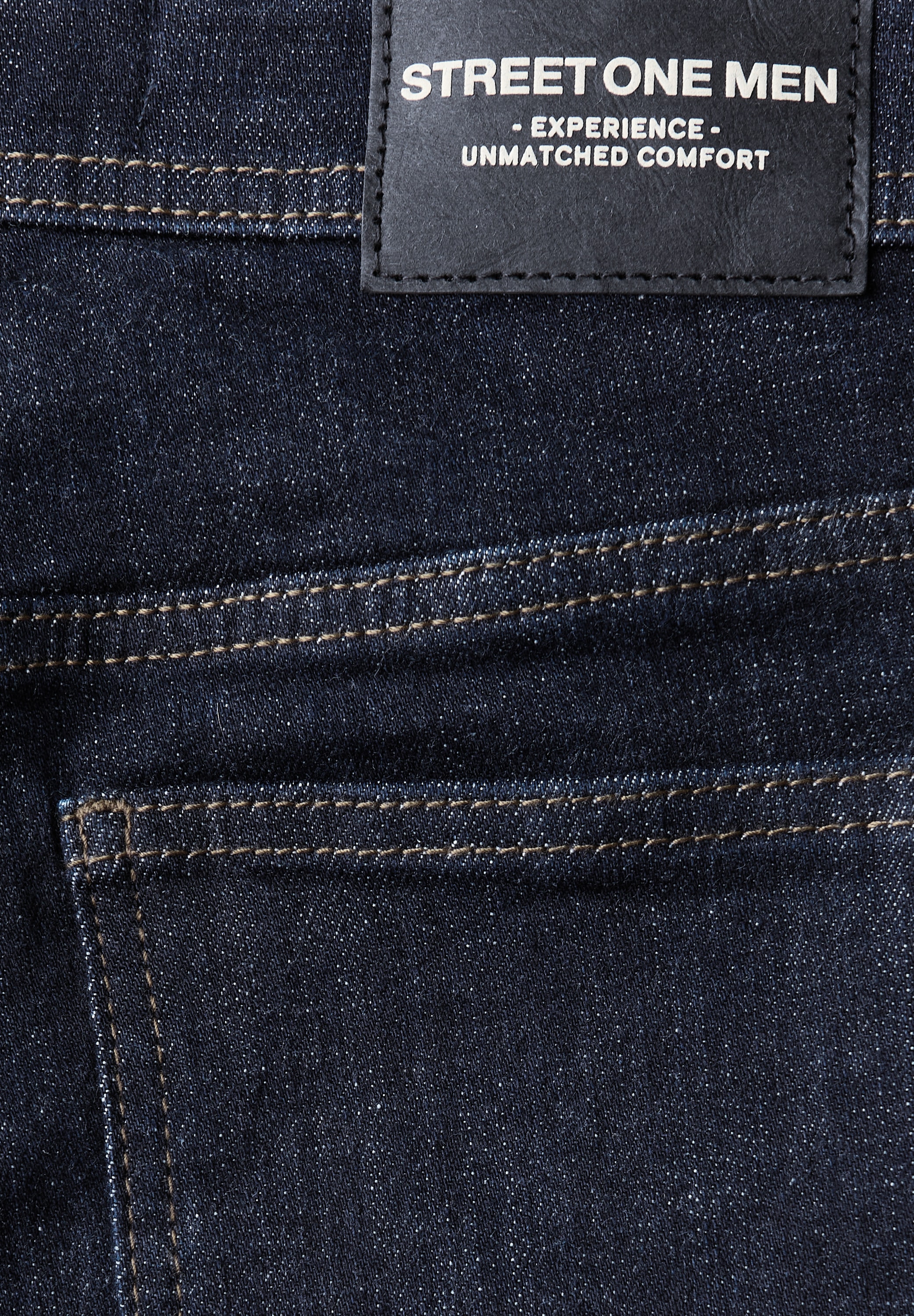 STREET ONE MEN Regular-fit-Jeans, aus Baumwolle mit Stretchanteil