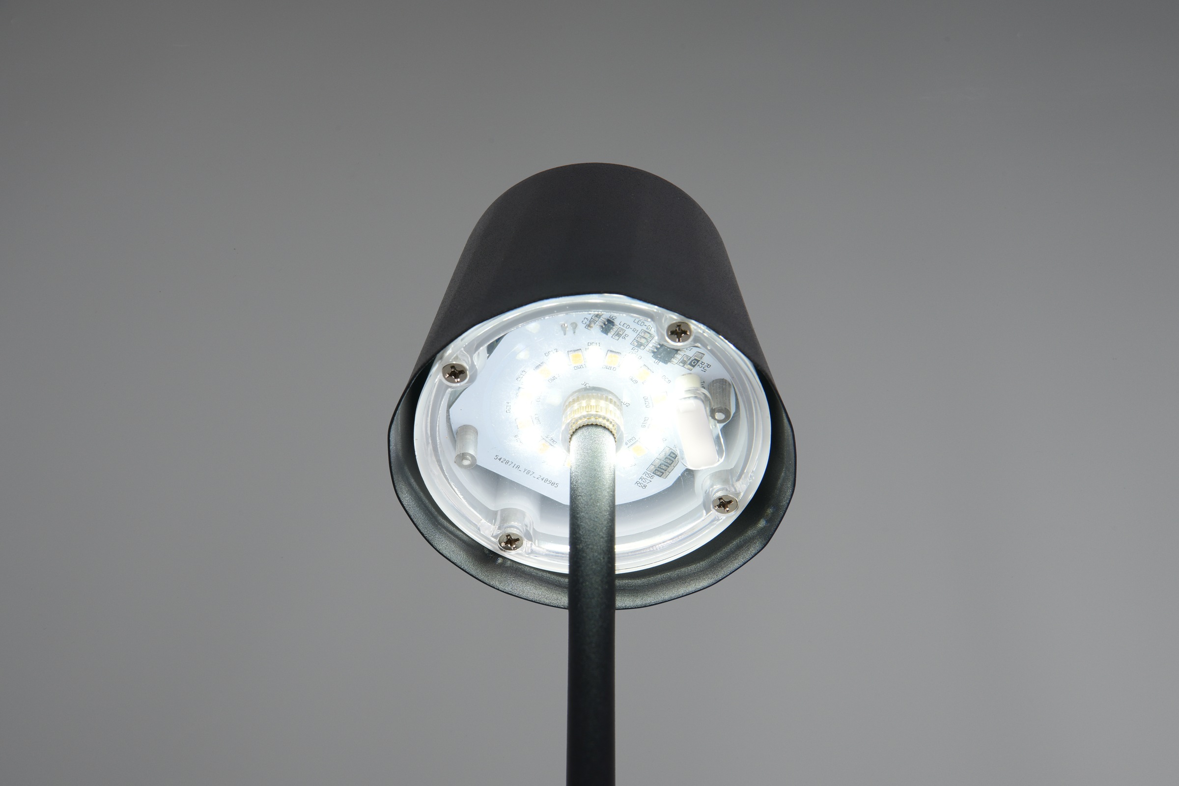 REALITY Leuchten LED Tischleuchte »DIAZ, Outdoor Akku Tischlampe Höhe 21 cm Ø 8,5 cm, IP44, Touchdimmer«, 1 flammig, Leuchtmittel LED-Board | LED fest integriert, CCT Lichtfarbe einstellbar 2700-6500K, 160 Lumen, 1,6W, USB Anschluss