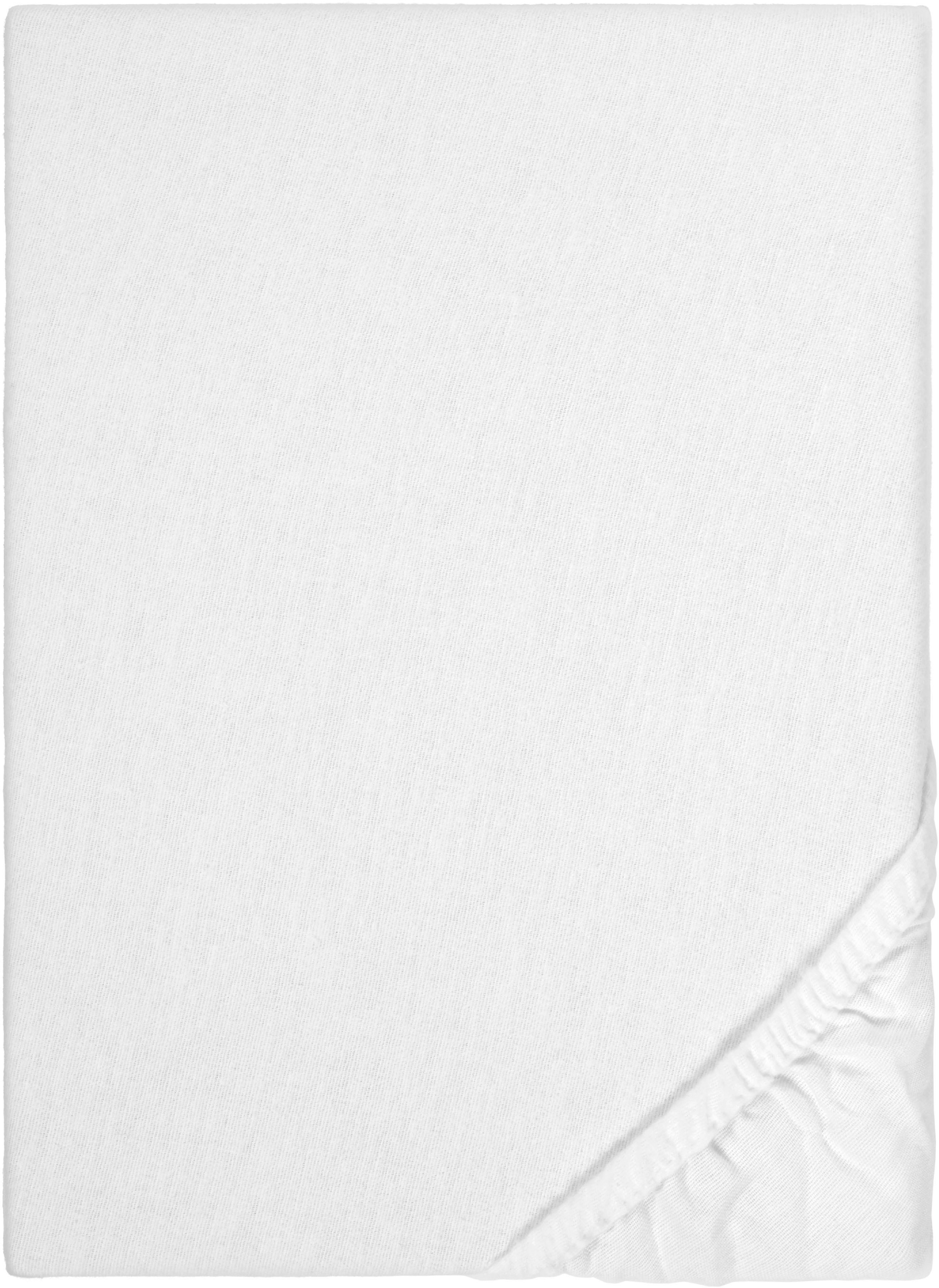 Biberna Spannbettlaken »Biber in Gr. 90x200, 140x200 oder 180x200 cm«, aus Baumwolle, für Matratzen bis 22 cm Höhe, Winter, Bettlaken