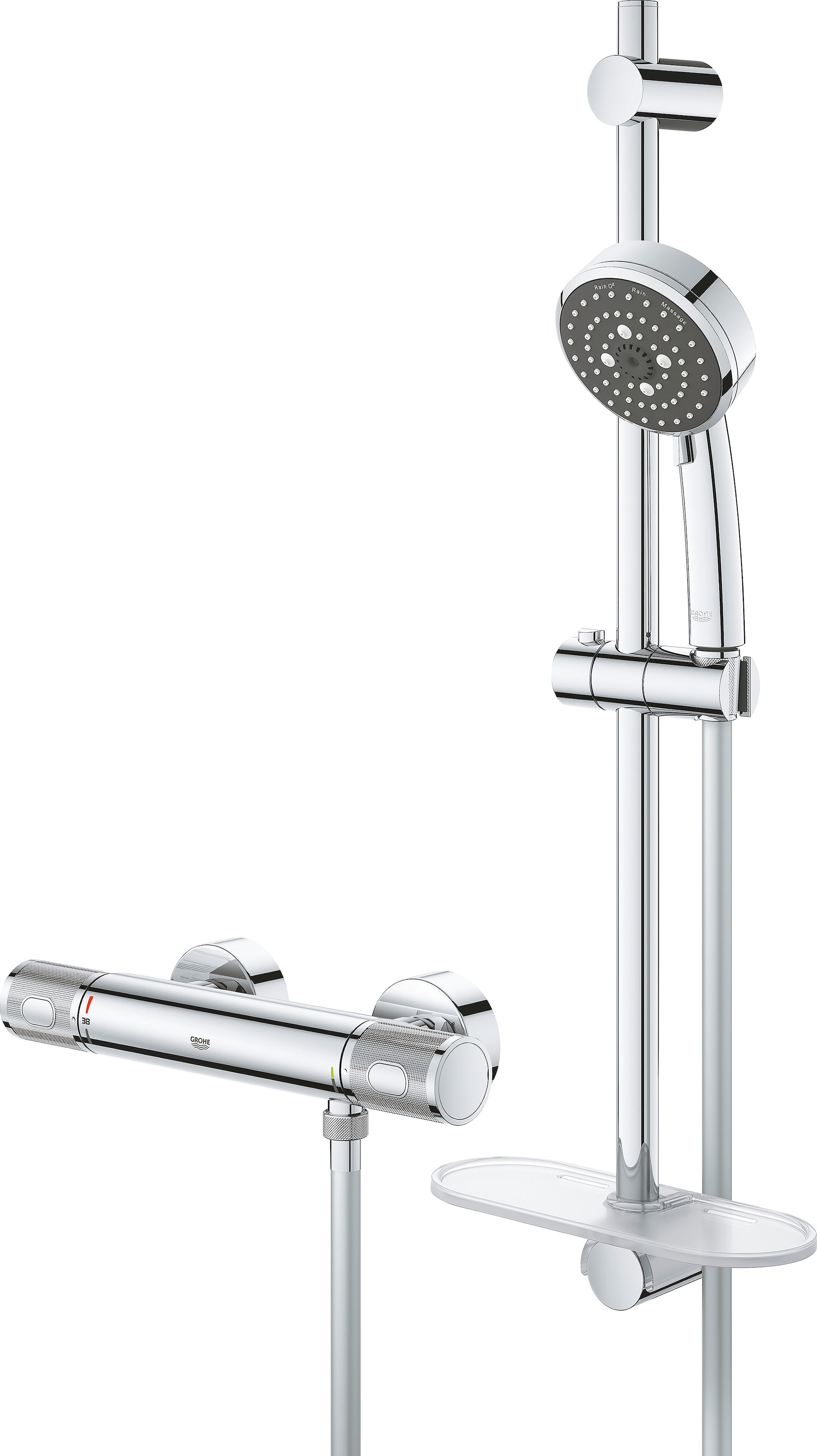 Grohe Duschsystem »Precision Feel«, (Packung), mit Wassersparfunktion