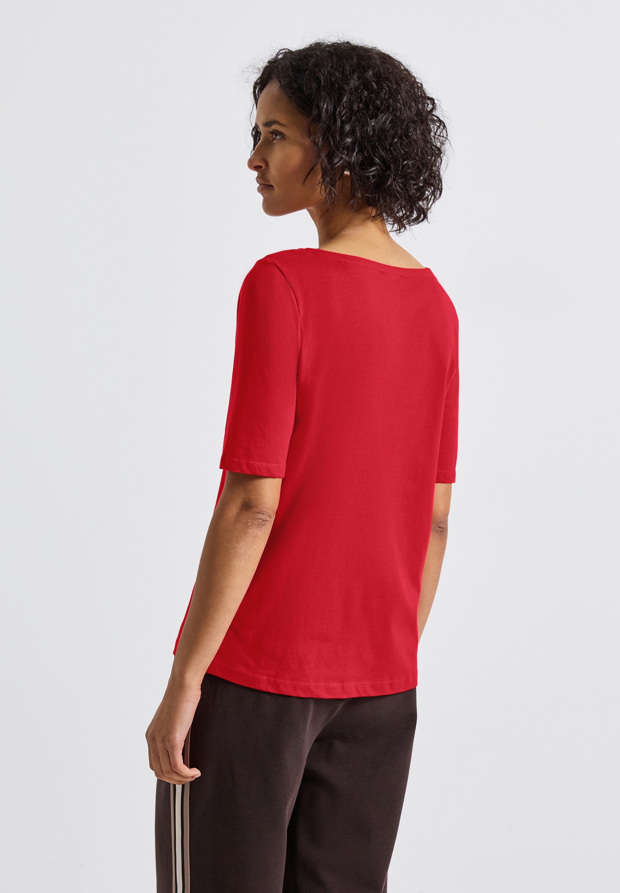 STREET ONE T-Shirt, aus reiner Baumwolle