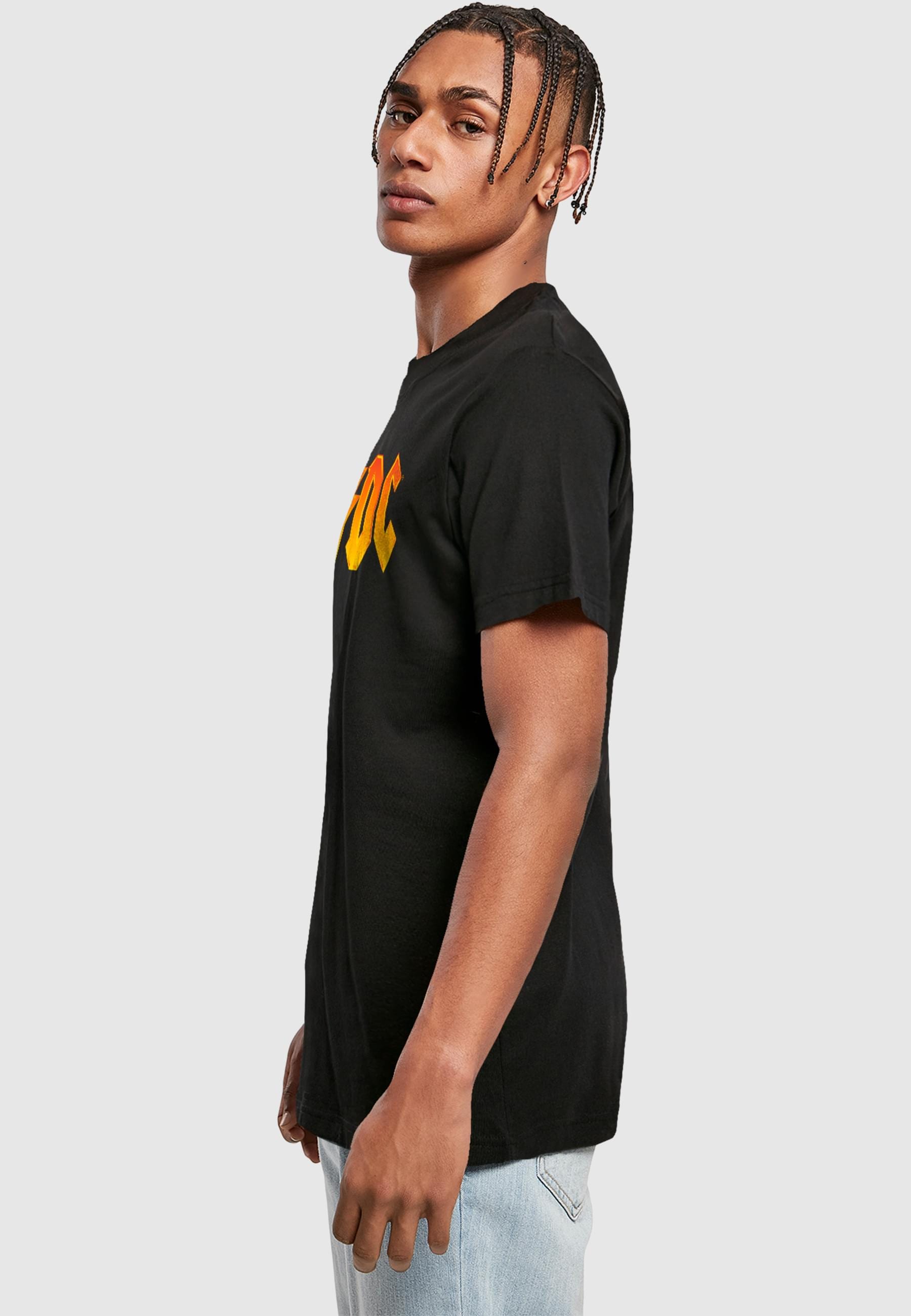 Merchcode T-Shirt »Merchcode Herren ACDC - Fire Logo T-Shirt«, (1 tlg.)