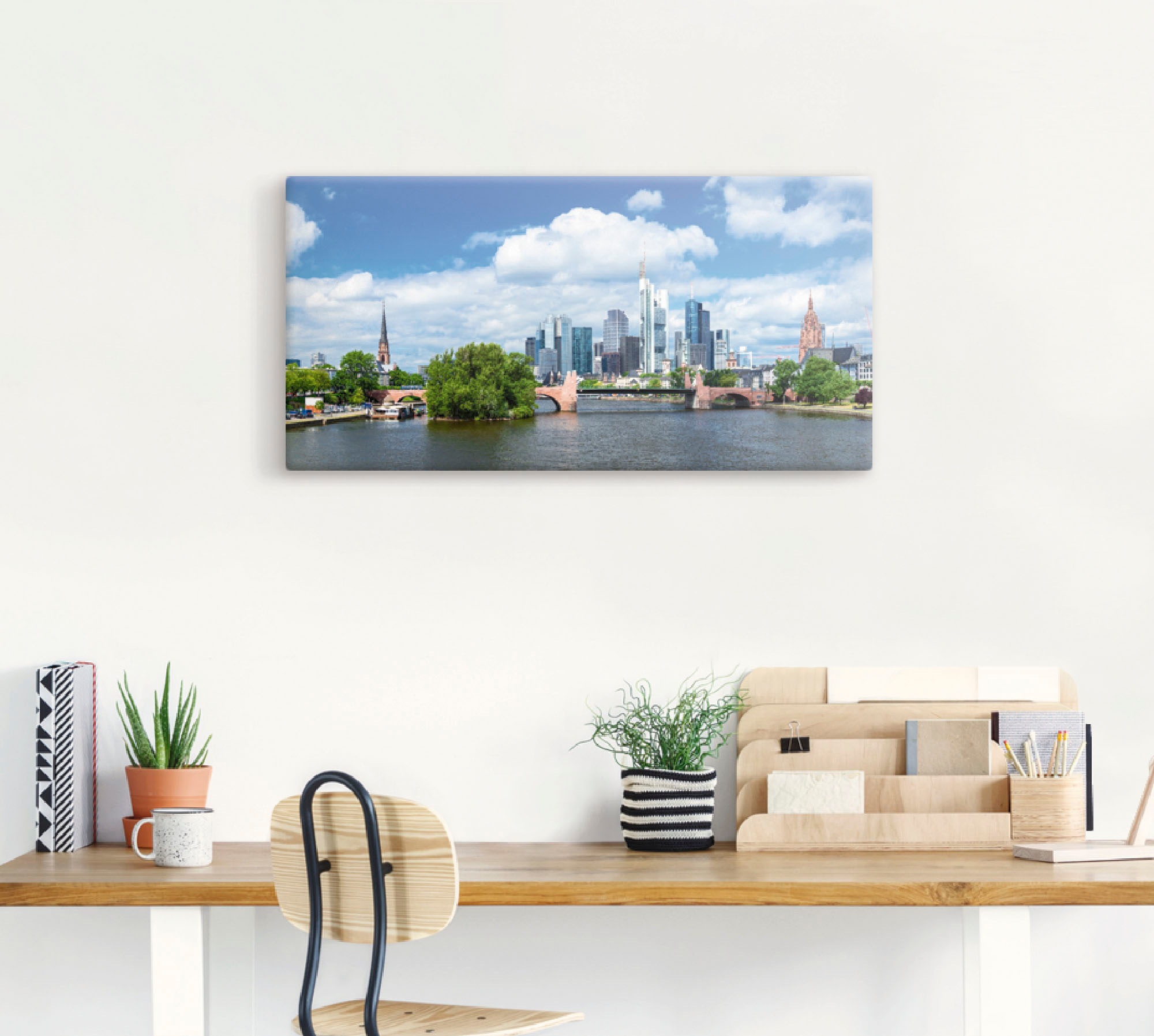 Artland Wandbild »Frankfurt am Main«, Deutschland, (1 St.), als Alubild, Outdoorbild, Leinwandbild, Poster in verschied. Größen
