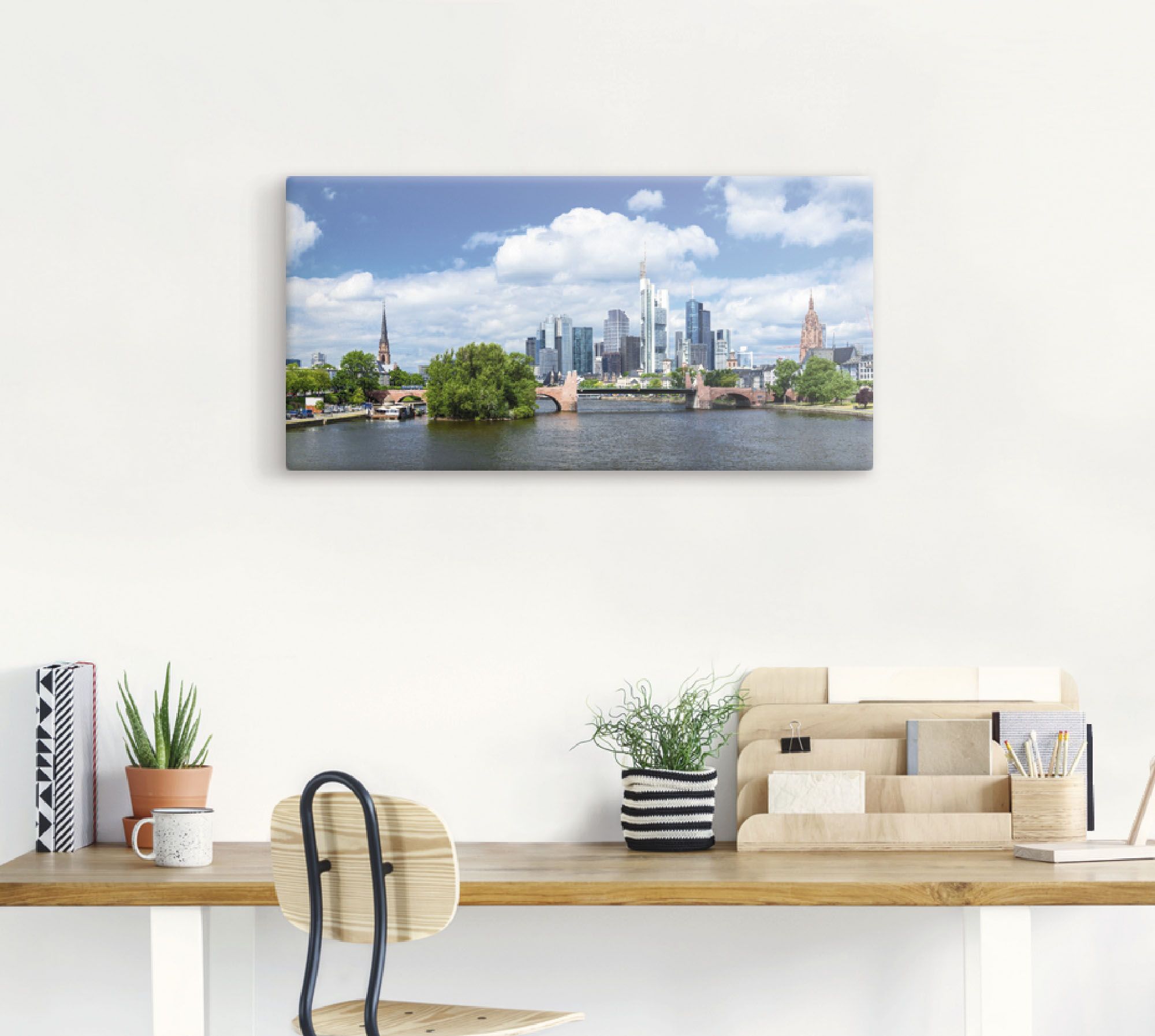 Thumbnail - Artland Wandbild "Frankfurt am Main", Deutschland, (1 St.), als Alubild, Outdoorbild, Leinwandbild, Poster in verschied....