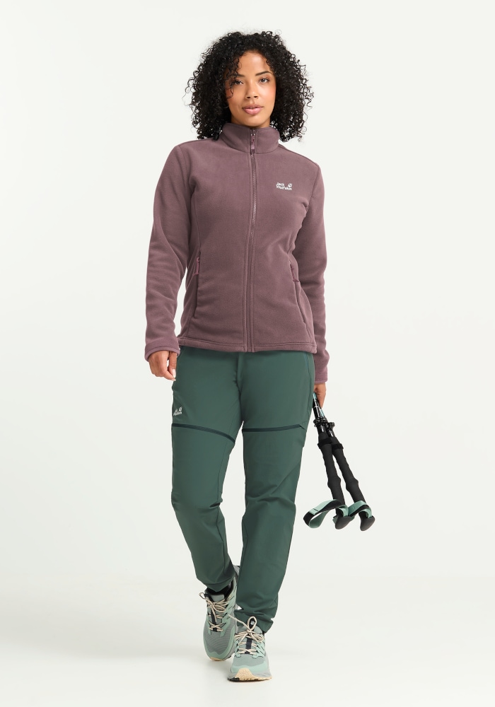 Jack Wolfskin Fleecejacke »TAUNUS 200 FZ W« als sportlicher Midlayer, für Wandern und Freizeit, wärmend