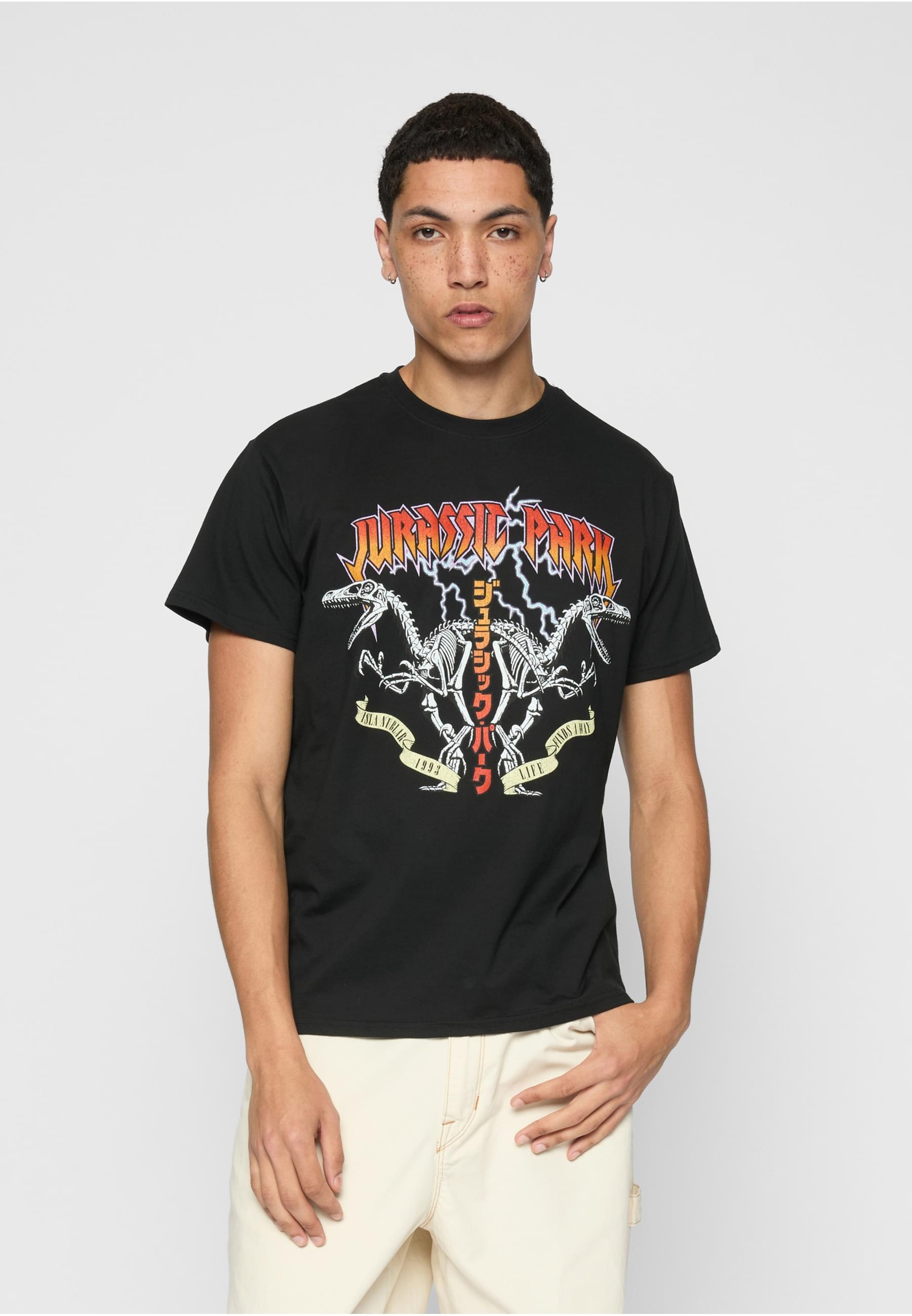 Merchcode T-Shirt »Merchcode Herren Jurassic Park Rock Tee«, (1 tlg.)