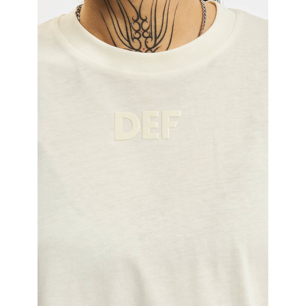 DEF Kurzarmshirt »DEF Damen DEF Silicone Print T-Shirt«, (1 tlg.)