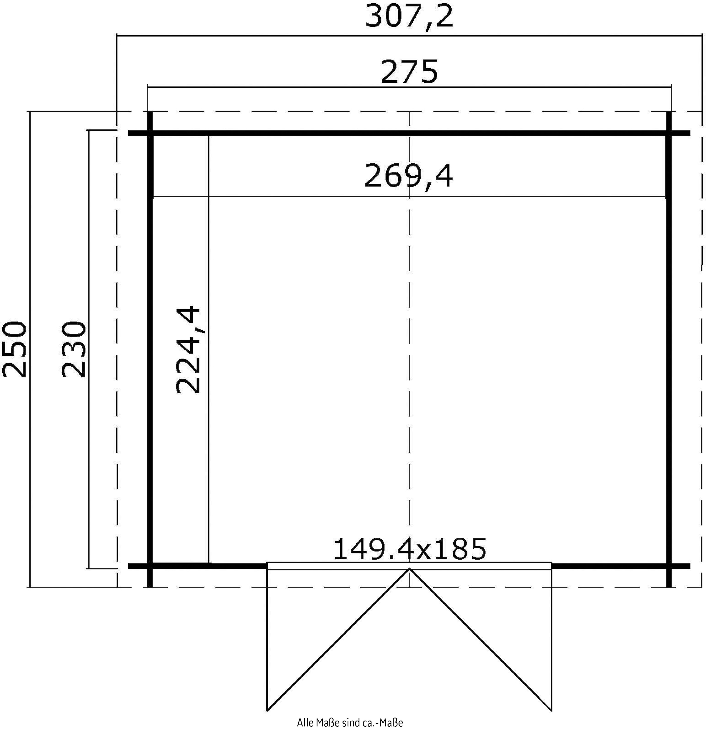 LASITA MAJA Gartenhaus »NORAH 230«