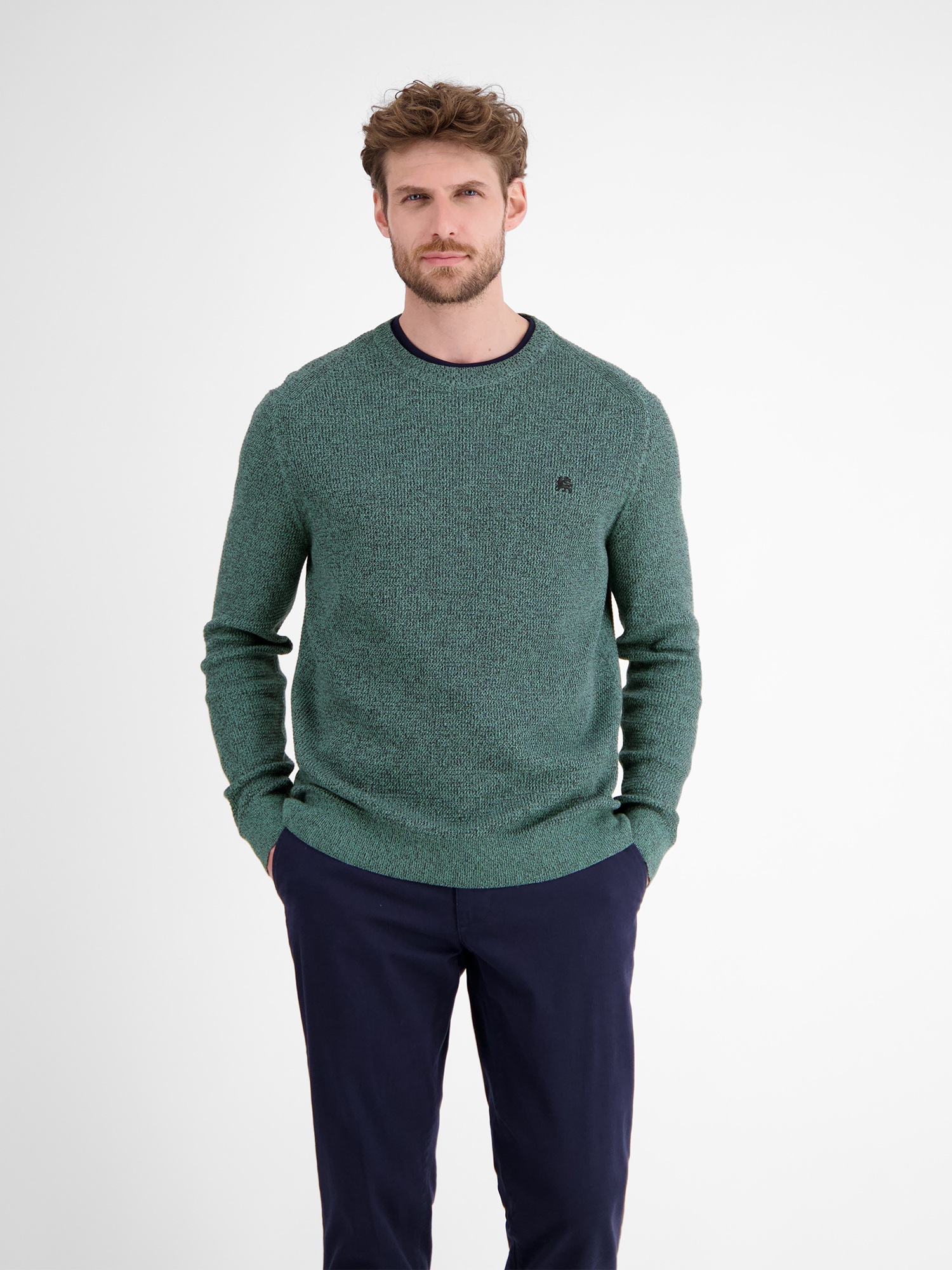 LERROS Strickpullover "Herren Strickpullover in Strukturqualität" günstig online kaufen