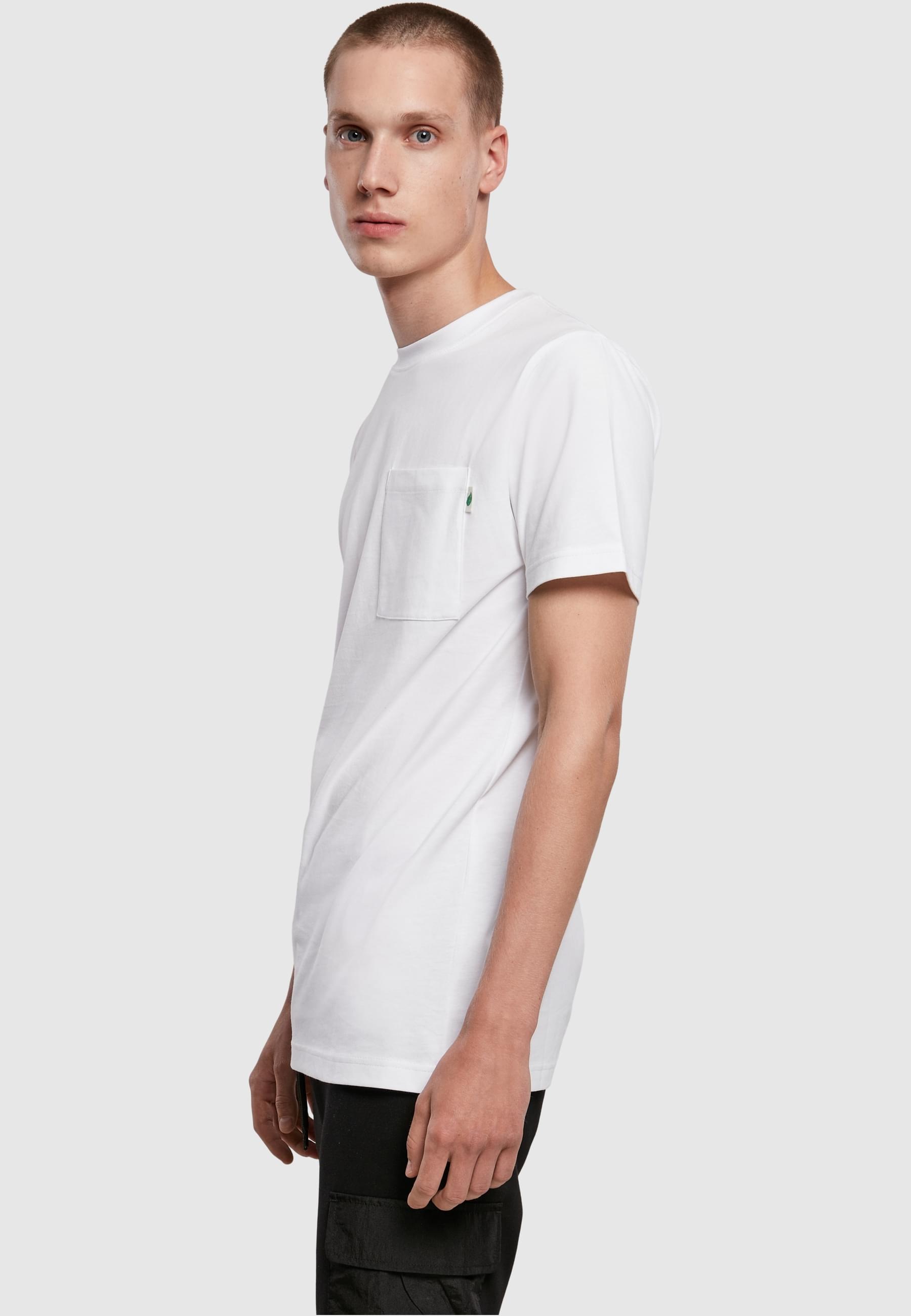 URBAN CLASSICS T-Shirt »Urban Classics Herren Organic Cotton Basic Pocket Tee«, (1 tlg.)