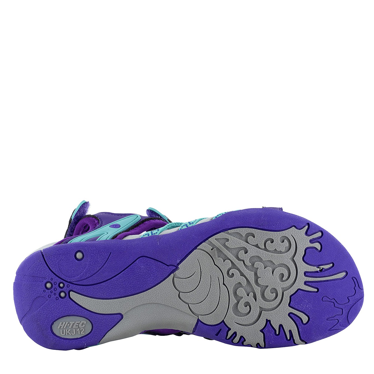 HI-TEC Kinder Sandale "Hi-Tec Sandalen Savanna II JRG", Gr. 32lila, mint, grau, Synthetisches Obermaterial, Schuhe