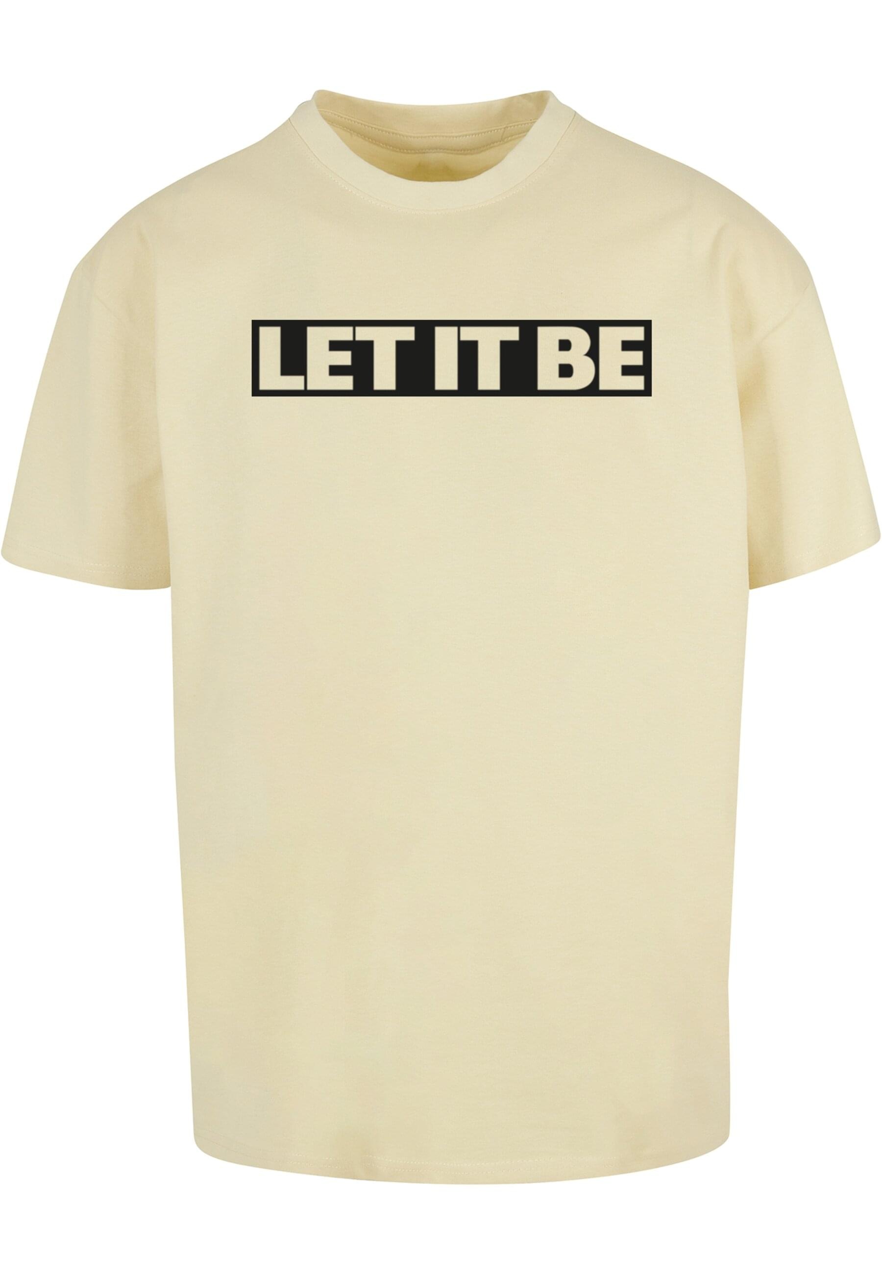 T-Shirt »Merchcode Herren Beatles - Let it be Heavy Oversize Tee«, (1 tlg.)