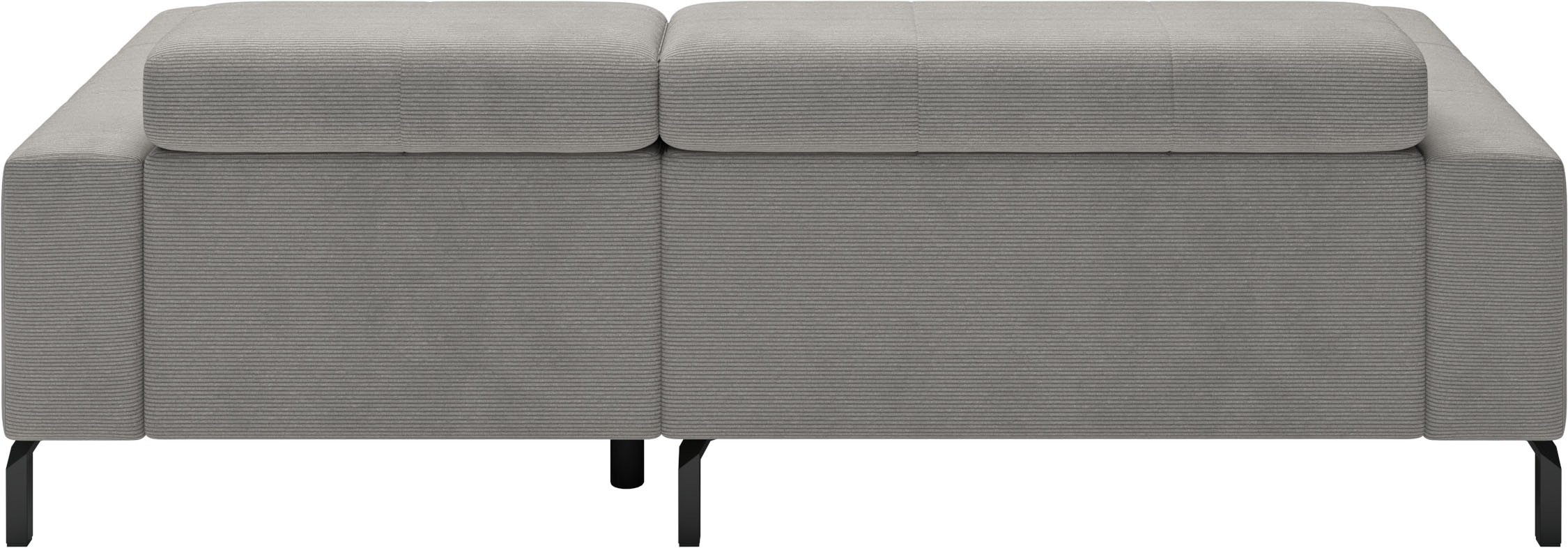 Ecksofa HOME AFFAIRE "Ecksofa Claya, L-Form, Kopfteilverstellung, Breite 223 cm", grau, B:223cm H:71cm T:179cm, 95% Polyester, 5% Nylon, Sofas, Ecksofa, Moderne Steppung, weicher Polsteraufbau & saugroboterfreundliche Höhe 6