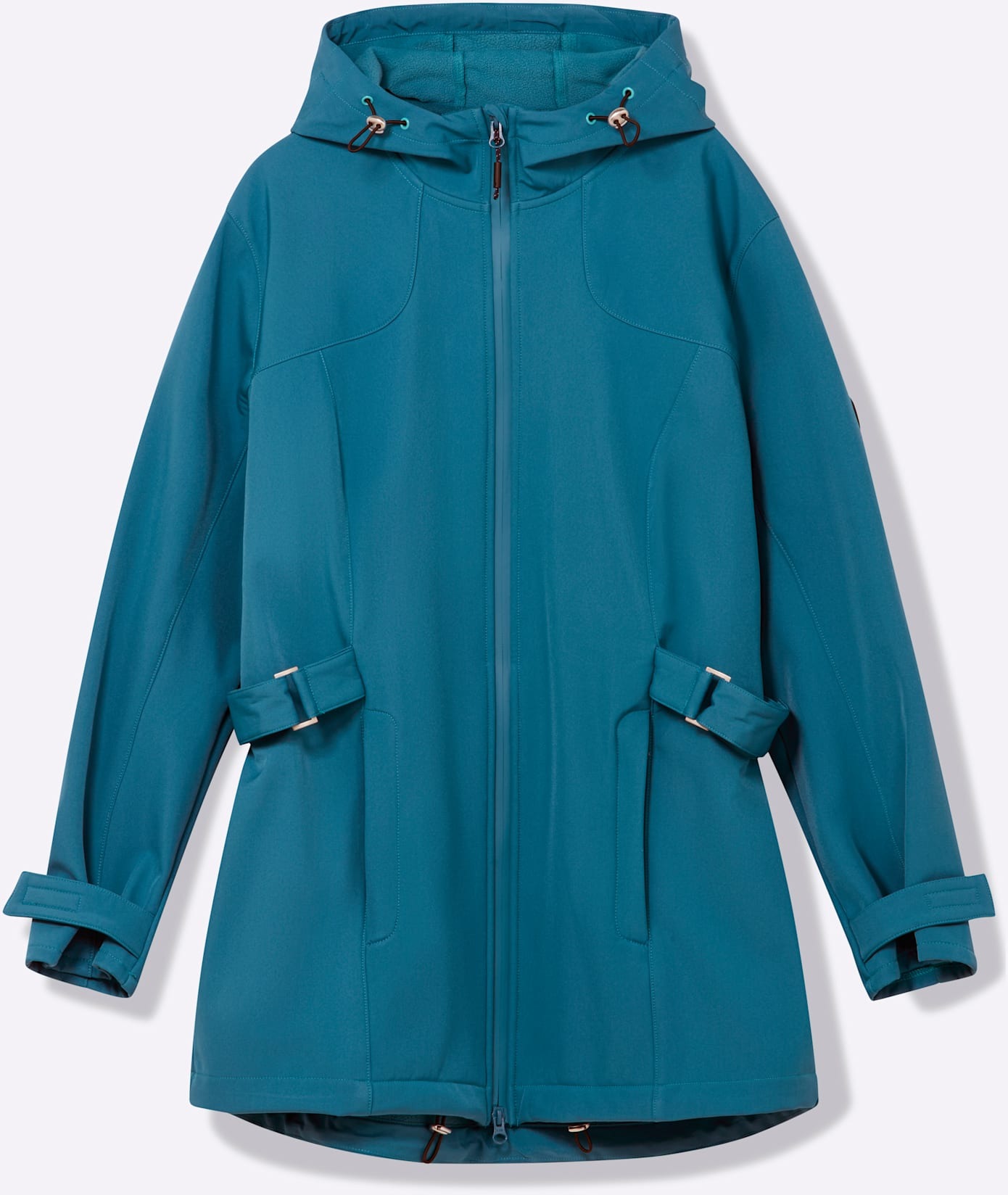 Sheego Softshelljacke, mit Kapuze