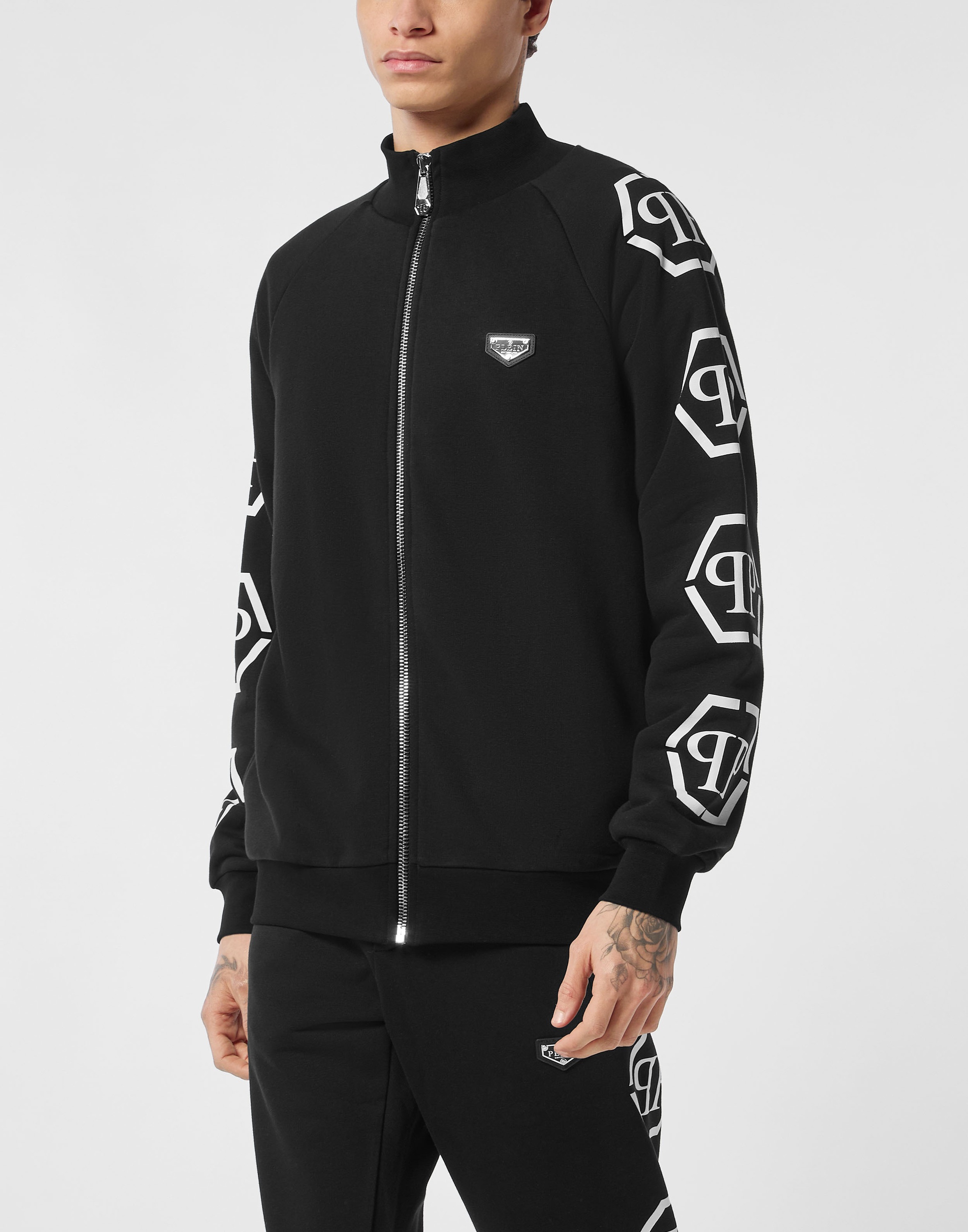 PHILIPP PLEIN Yoga-Sweatjacke »Hexagon«