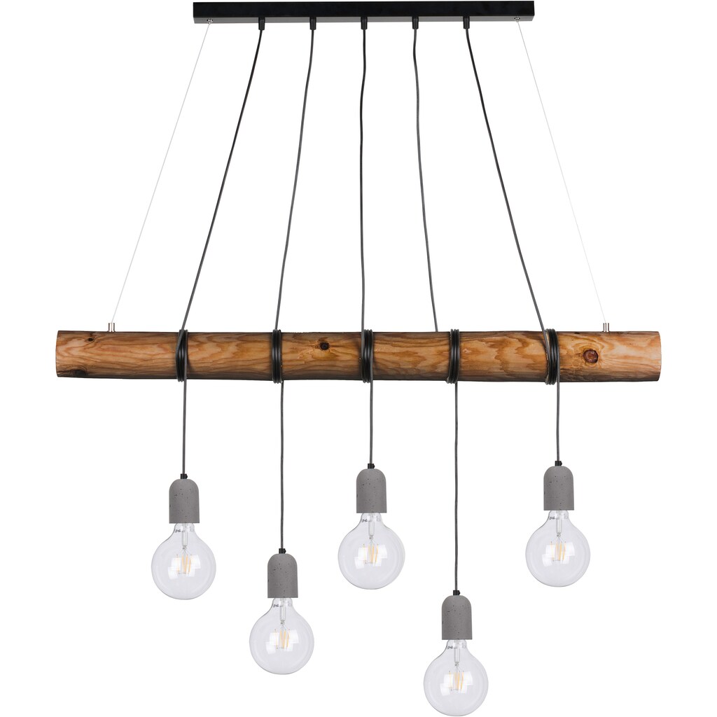 SPOT Light Pendelleuchte »TRABO CONCRETE«, 5 flammig-flammig