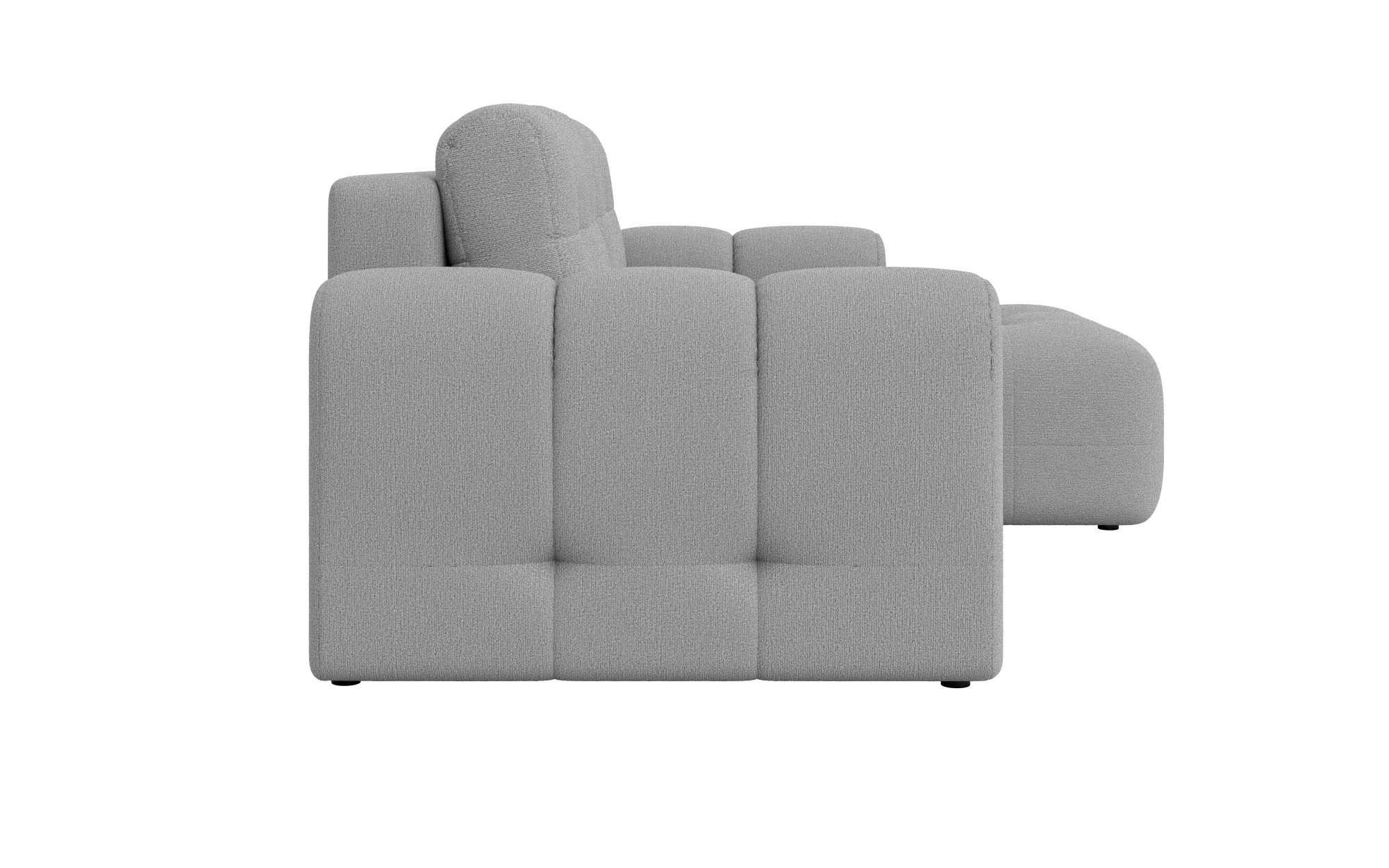 INOSIGN Ecksofa »Manilla, wahlweise mit Bettfunktion, B/T/H 265/170/91 cm«, L-Form mit Recamiere rechts/links bestellbar, Wellenunterfederung