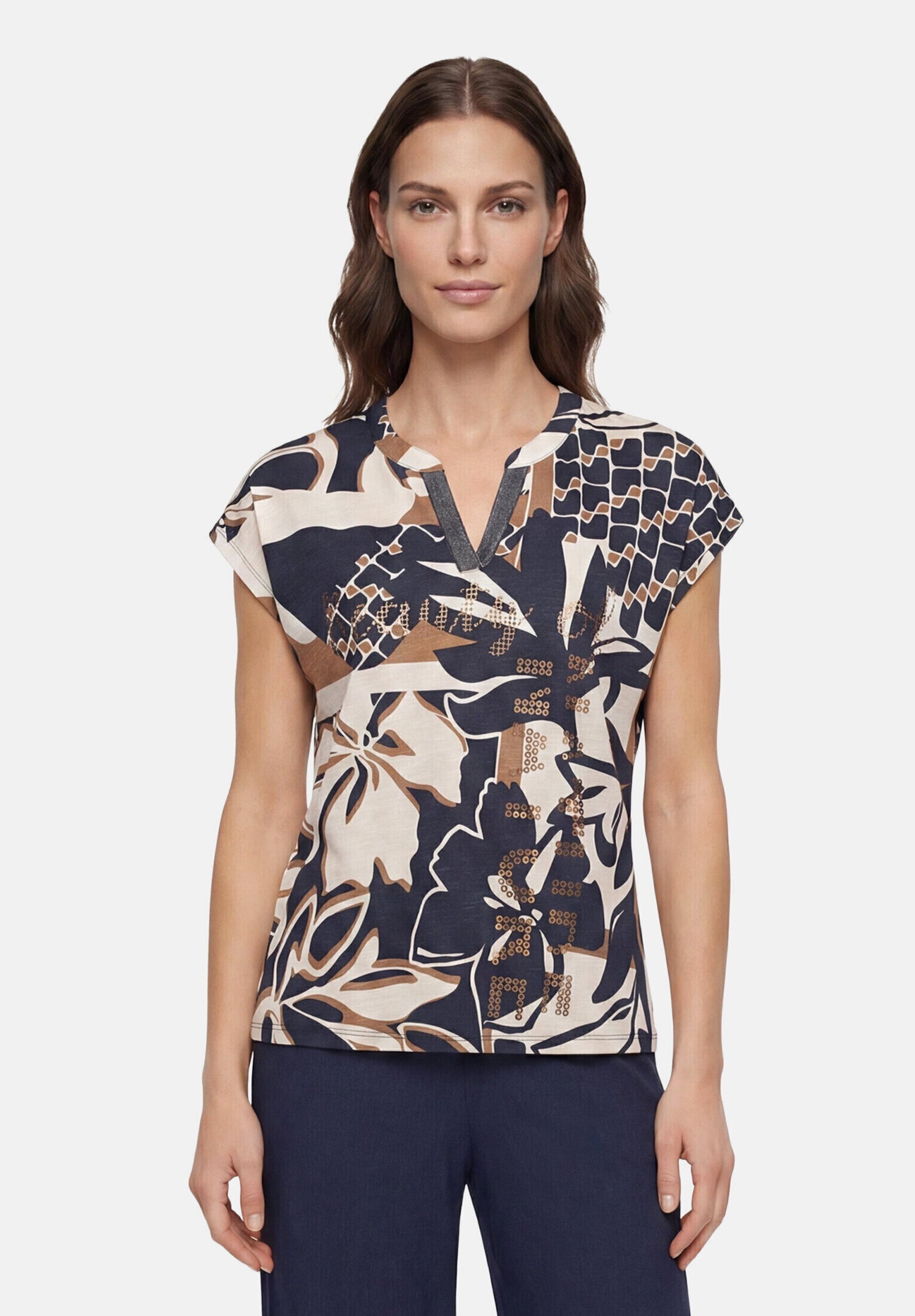 Betty Barclay Kurzarmshirt »Damen mit Bluseneinsatz« 1
