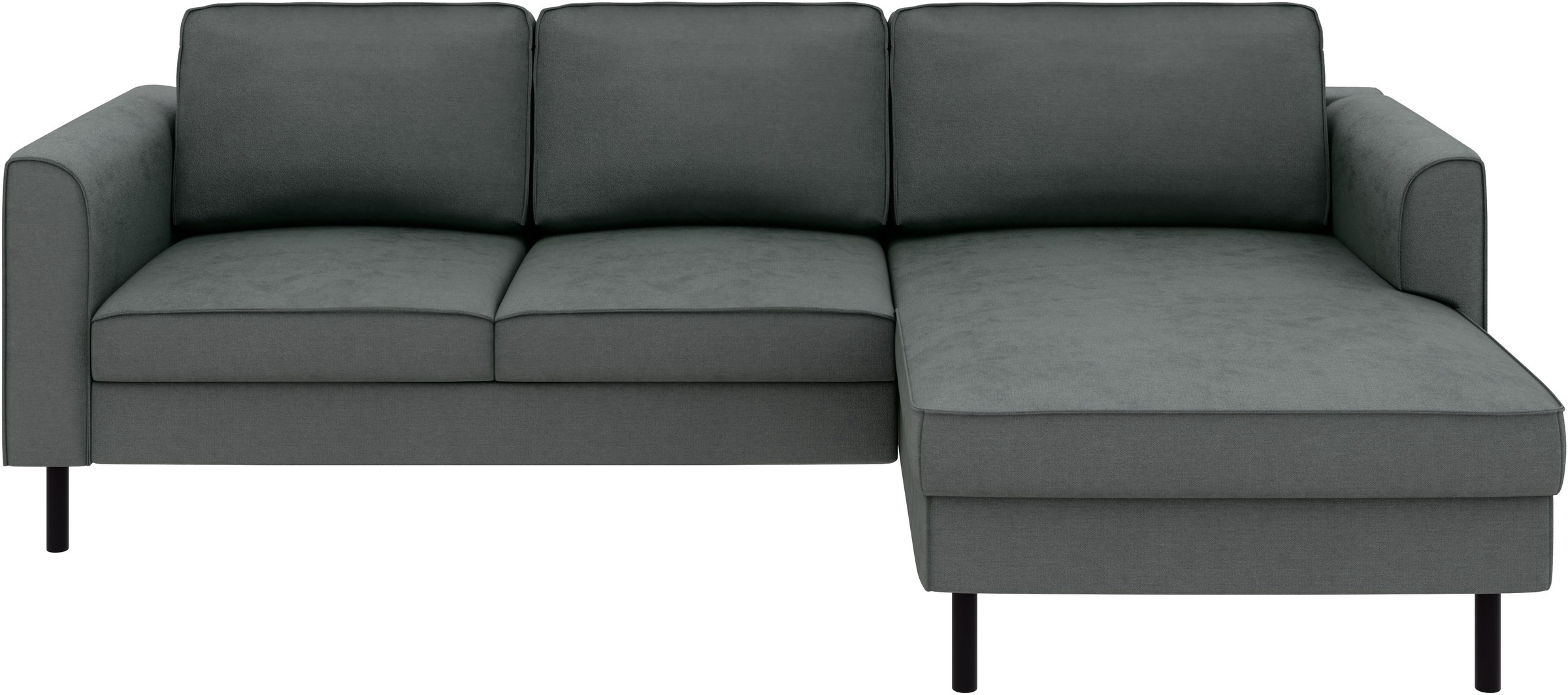 Home affaire Ecksofa »Booster Couch wahlweise mit Schlaffunktion und Bettkasten-auch in Cord«, Recamiere beidseitig montierbar, Sofa in L-Form, 232 cm