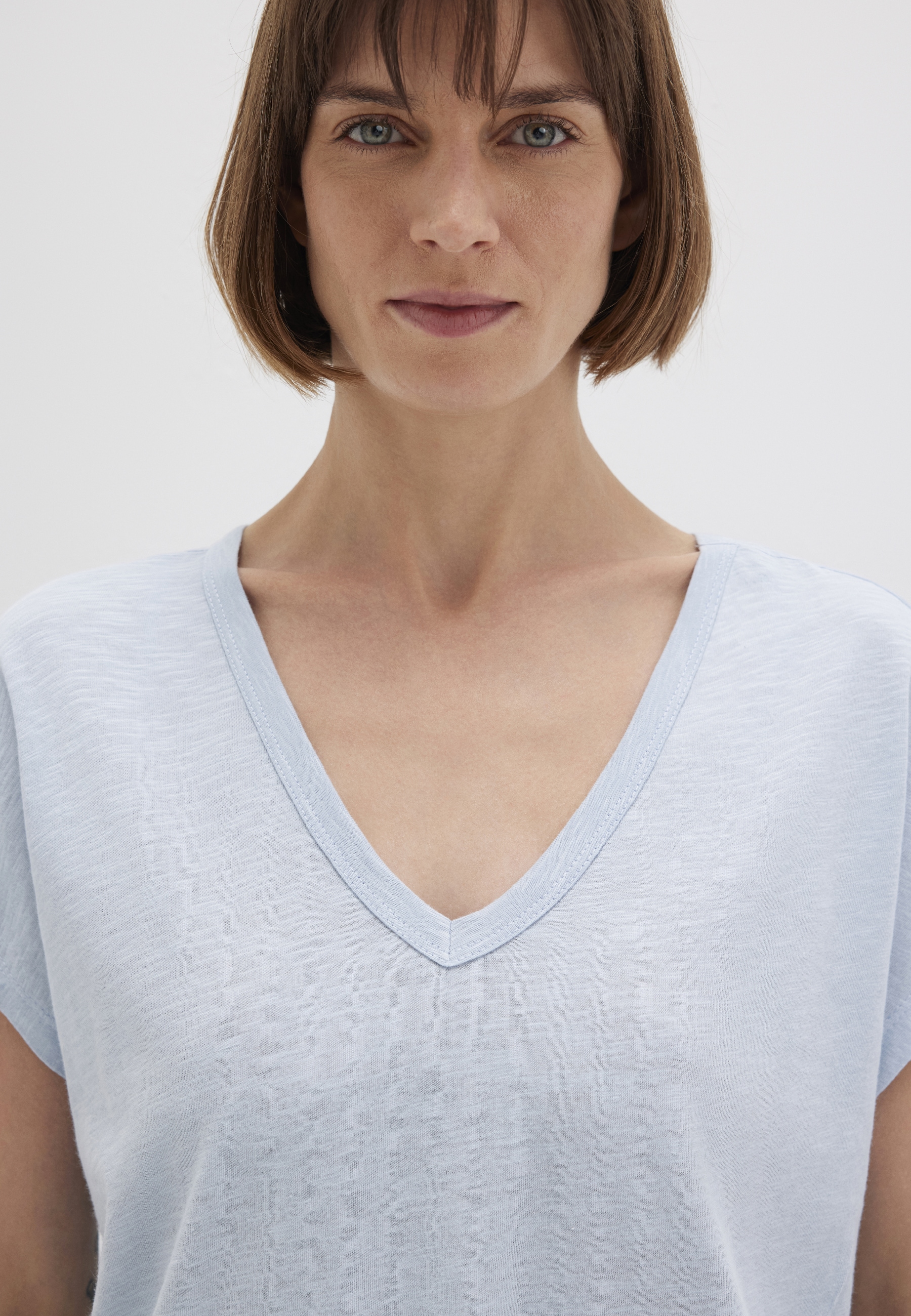 Mavi T-Shirt »SHORT SLEEVE BASIC«, T-Shirt V-Neck