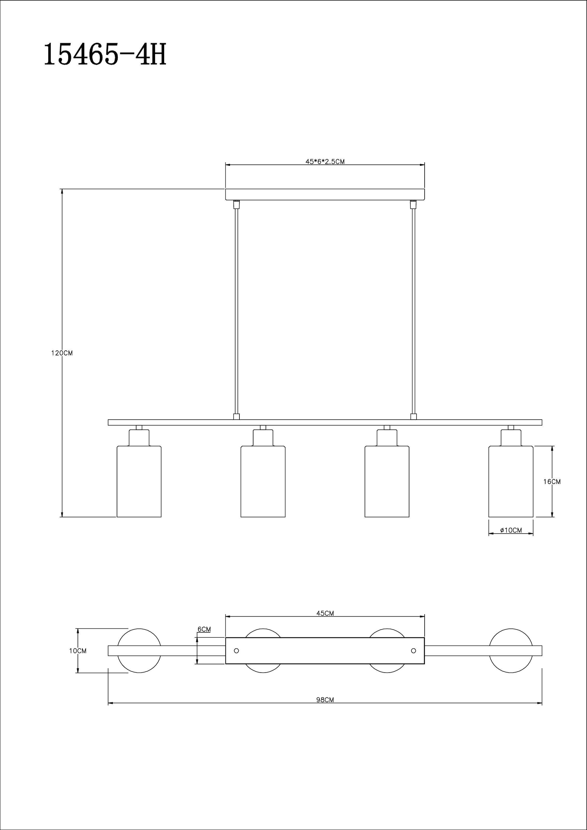 GLOBO LIGHTING Hängeleuchte »HADERA« E27 1 Stk. Hängeleuchte Schwarz, Rauchglas, höhenkürzbar, E27