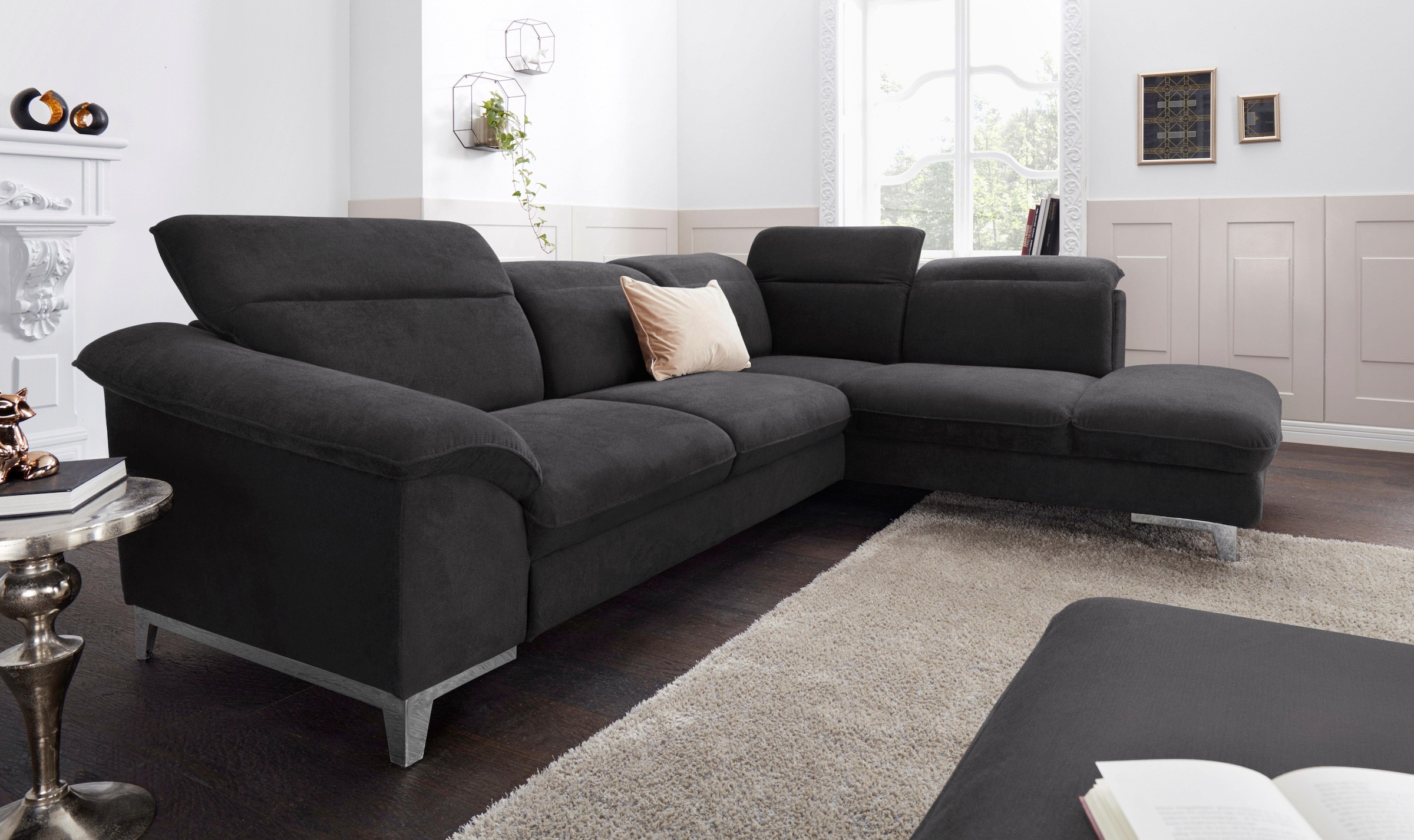 COTTA Polstergarnitur "Teresa L-Form", (Set), Set bestehend aus: Ecksofa mi günstig online kaufen