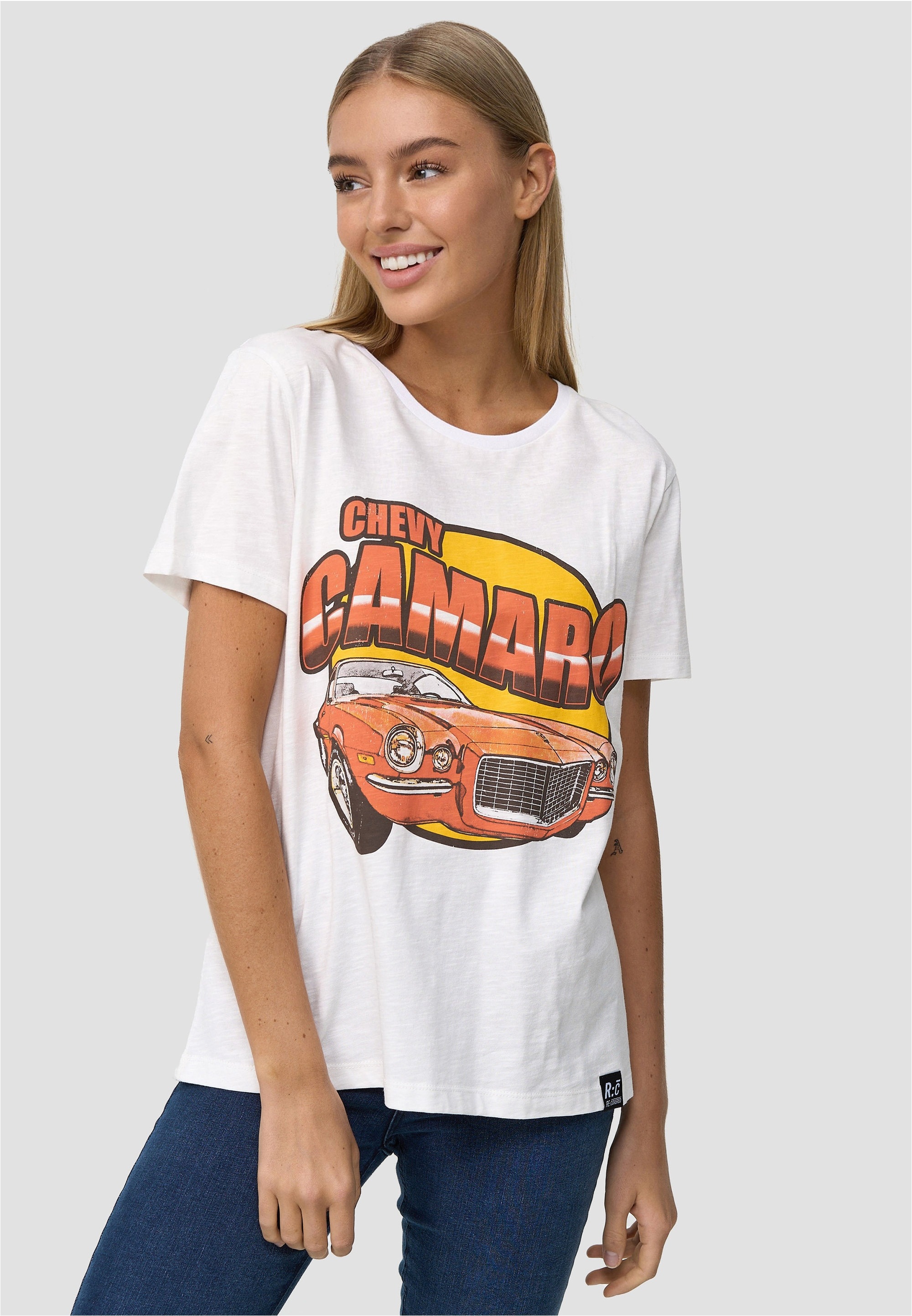 Thumbnail - Recovered T-Shirt "Chevy Camaro", im zeitlosen Design