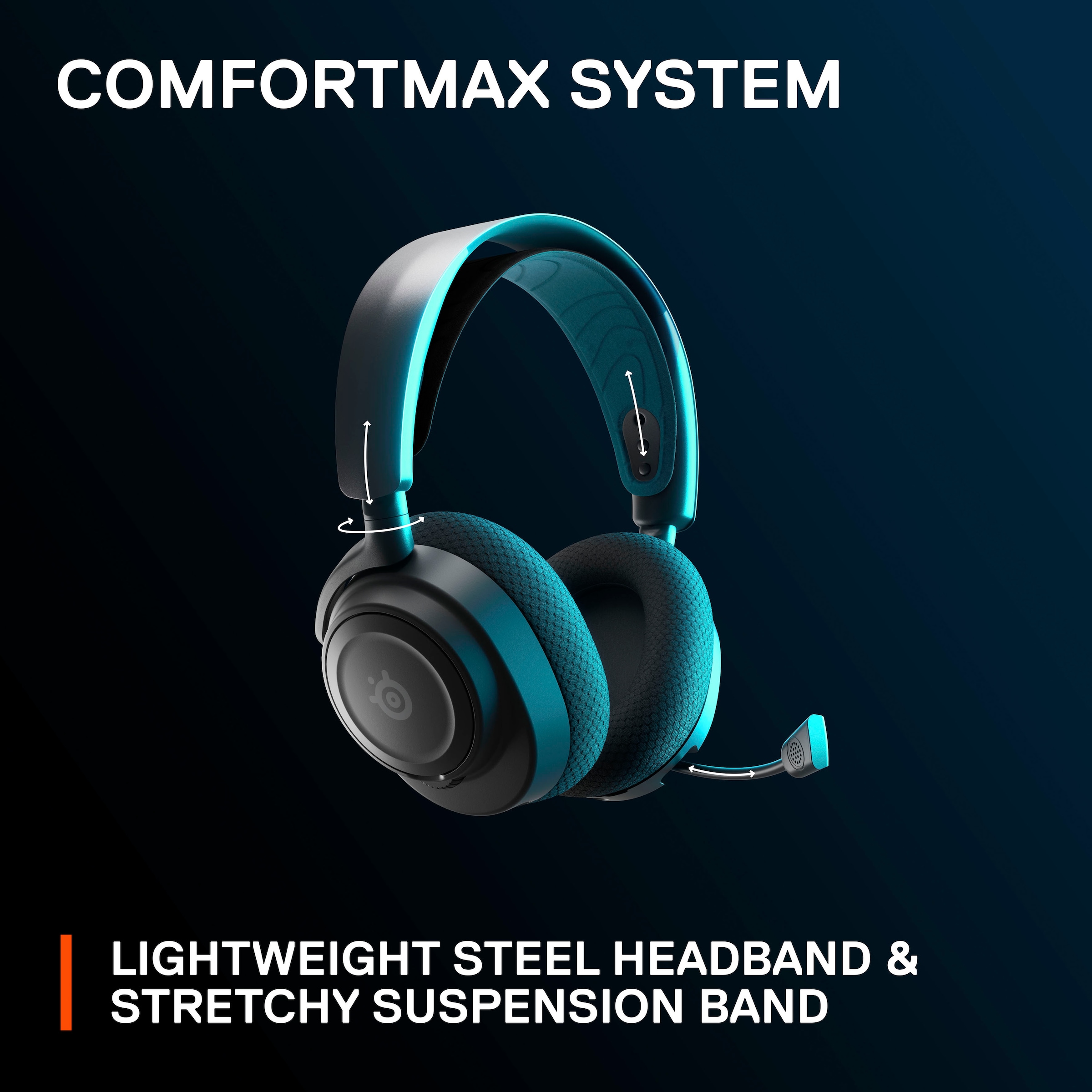 SteelSeries Gaming-Headset »Arctis Nova 7P«, Bluetooth-Wireless, Noise-Cancelling