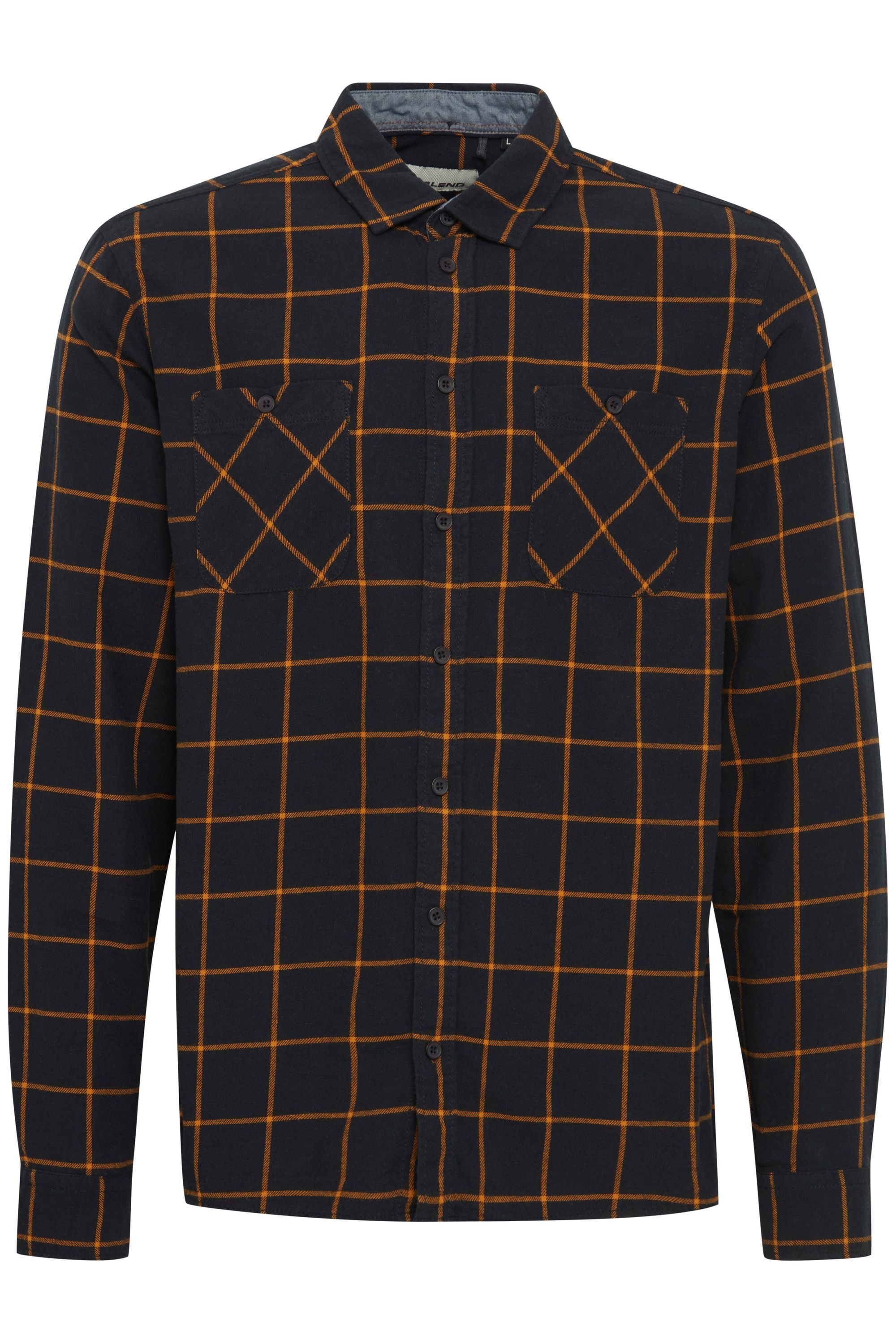 Blend Langarmhemd "BHShirt", Stilvolles Langarmhemd mit Brusttasche günstig online kaufen