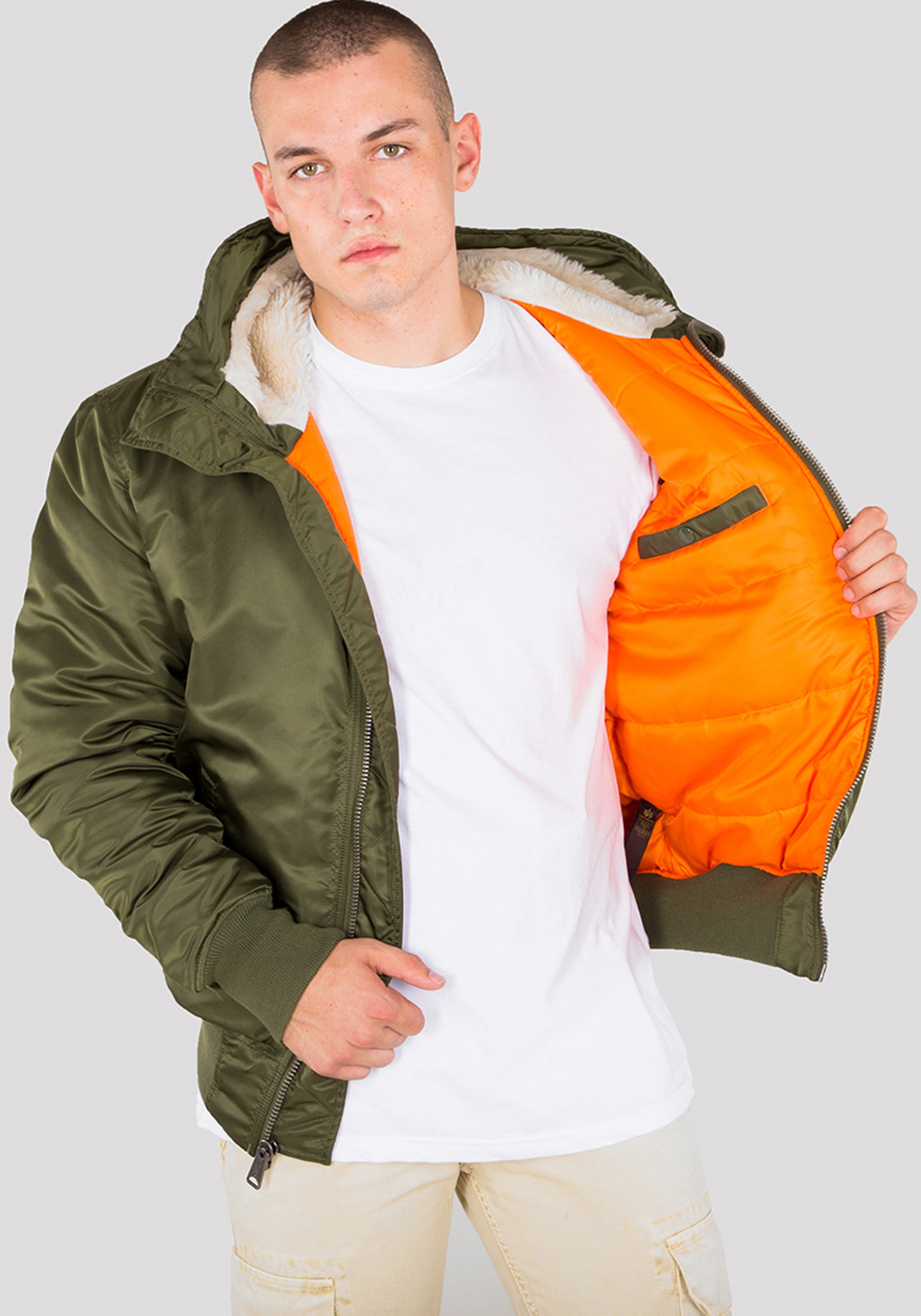 Alpha Industries Bomberjacke »Alpha Industries Men - Bomber Jackets MA-1 Hooded«