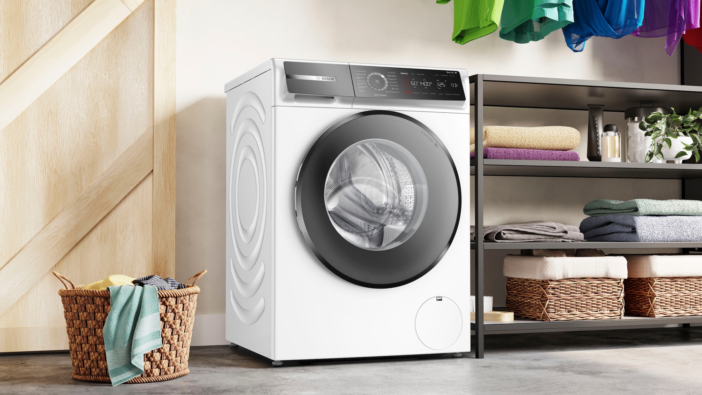 BOSCH Waschmaschine »WGB254030«, Serie 8, WGB254030, | BAUR U/min kg, kaufen 1400 10