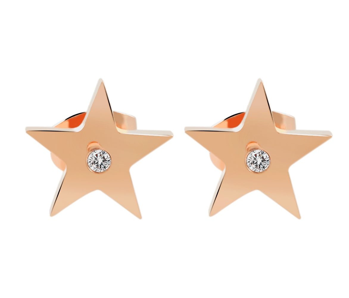 Adelia´s Paar Ohrhänger "Damen Ohrringe – Ohrstecker aus Edelstahl mit Stra günstig online kaufen