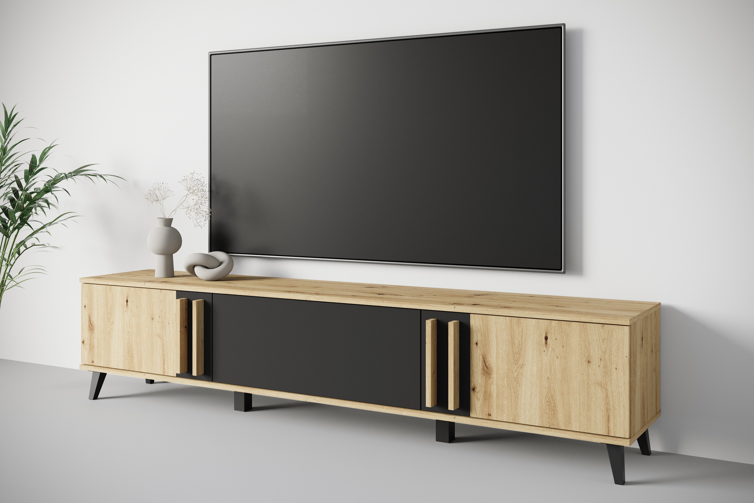 INOSIGN Lowboard "Helsinki, TV-Kommode Breite 180cm", (1 St.), modernes Des günstig online kaufen