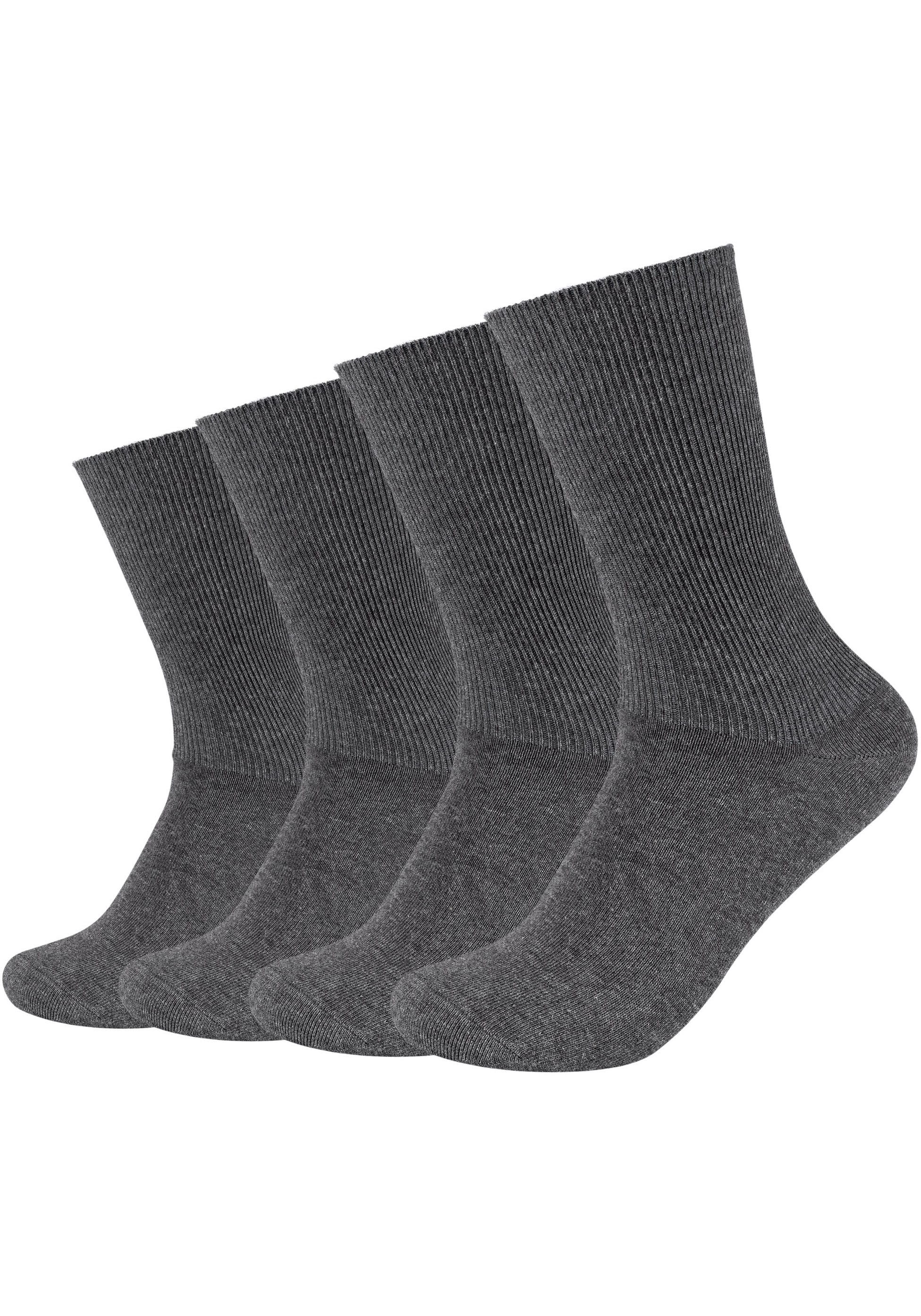 Camano Diabetikersocken »comfort«, (4er Pack), Superweiche Bündchen, Venenfreundliche Socken