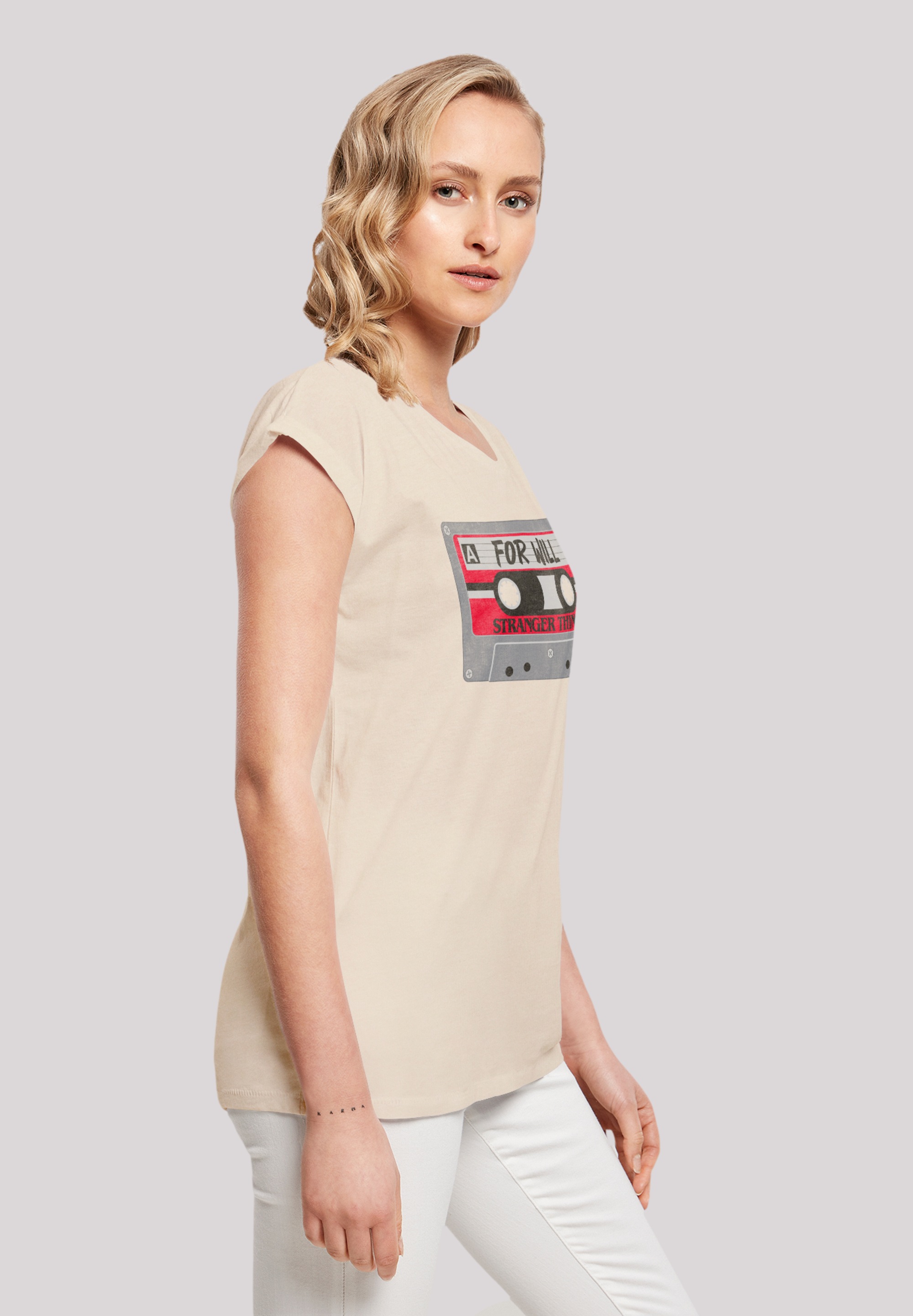F4NT4STIC T-Shirt »Stranger Things Cassette For Will«, Premium Qualität