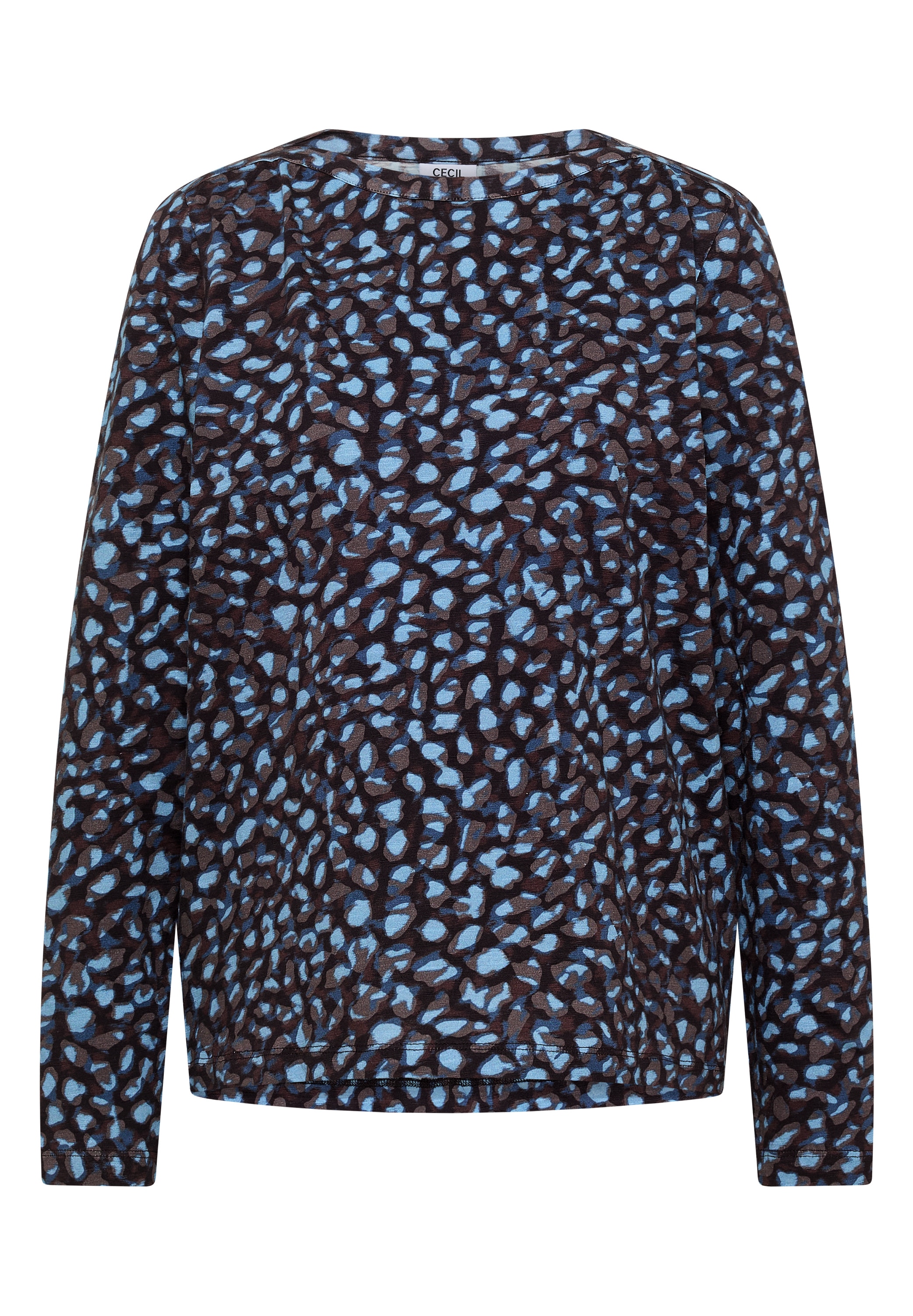 Cecil Langarmshirt aus reiner Baumwolle