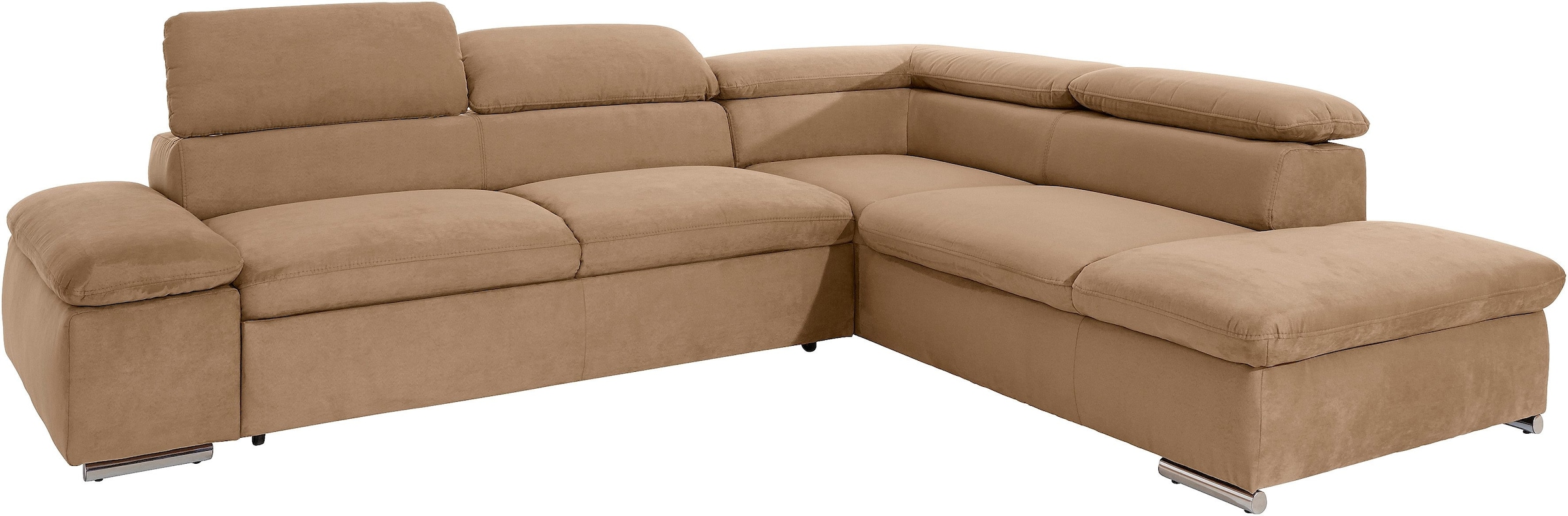 sit&more Ecksofa »Alcatraz L-Form«, wahlweise mit Bettfunktion