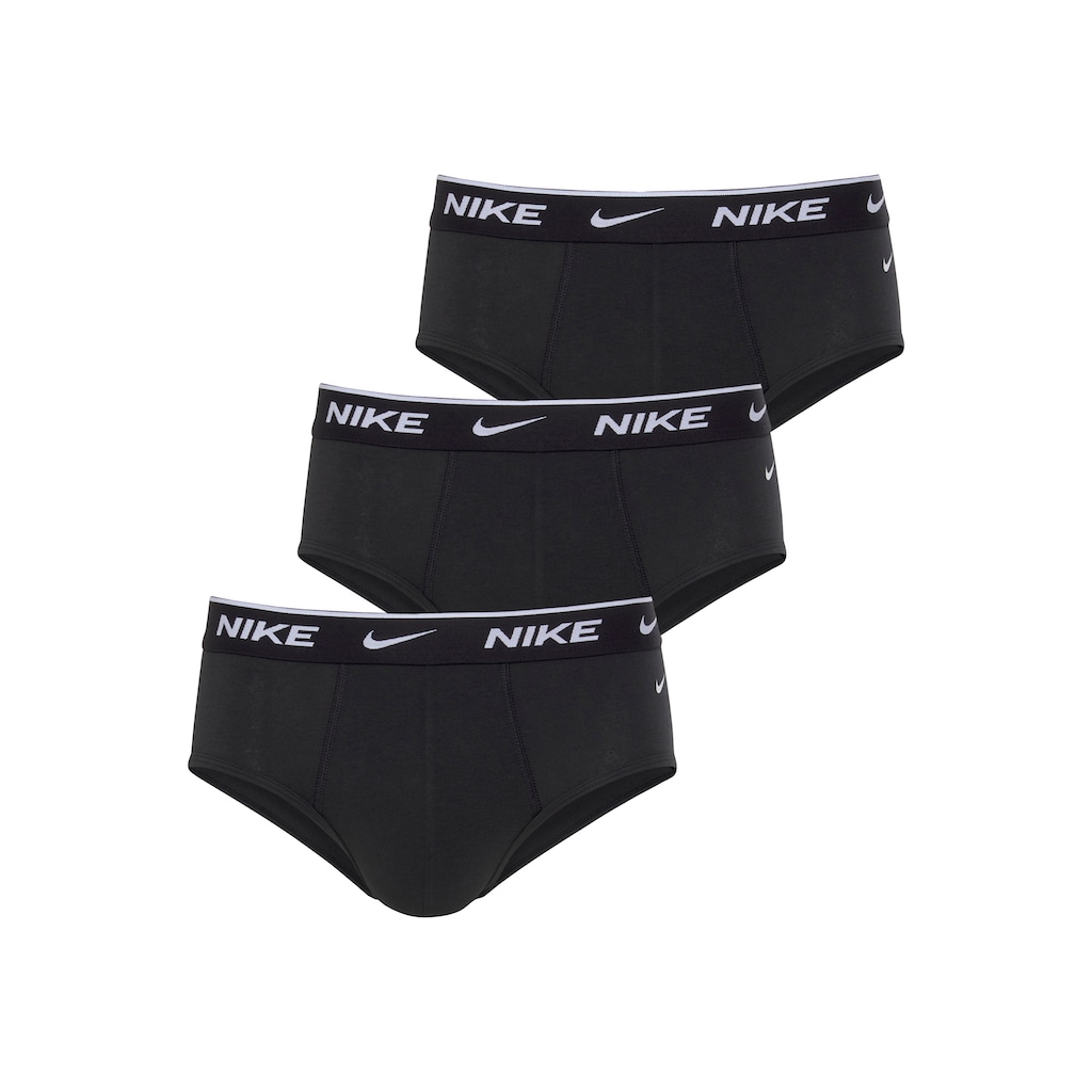 NIKE Underwear Slip »BRIEF 3PK«, (Packung, 3 St., 3er), mit Logo-Elastikbund