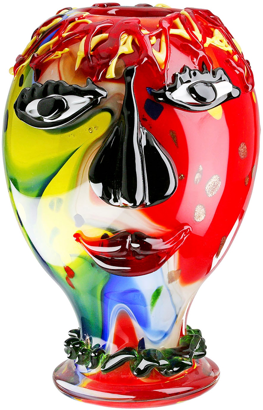 Casablanca by Gilde Tischvase "Gesichtsvaseb Andrew, mehrfarbig H.29 cm", ( günstig online kaufen