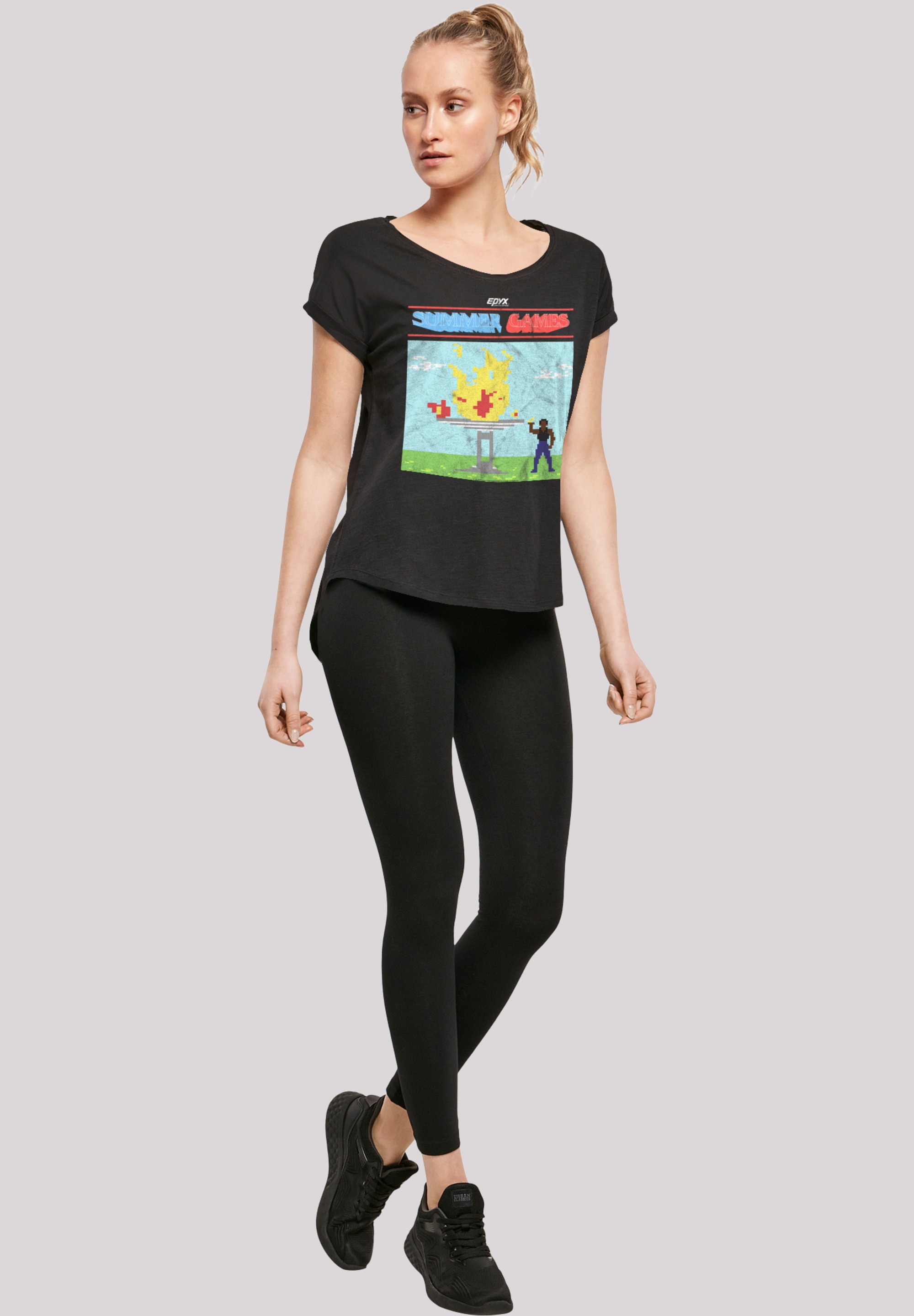 F4NT4STIC T-Shirt »Retro Gaming Summer Games«, Print