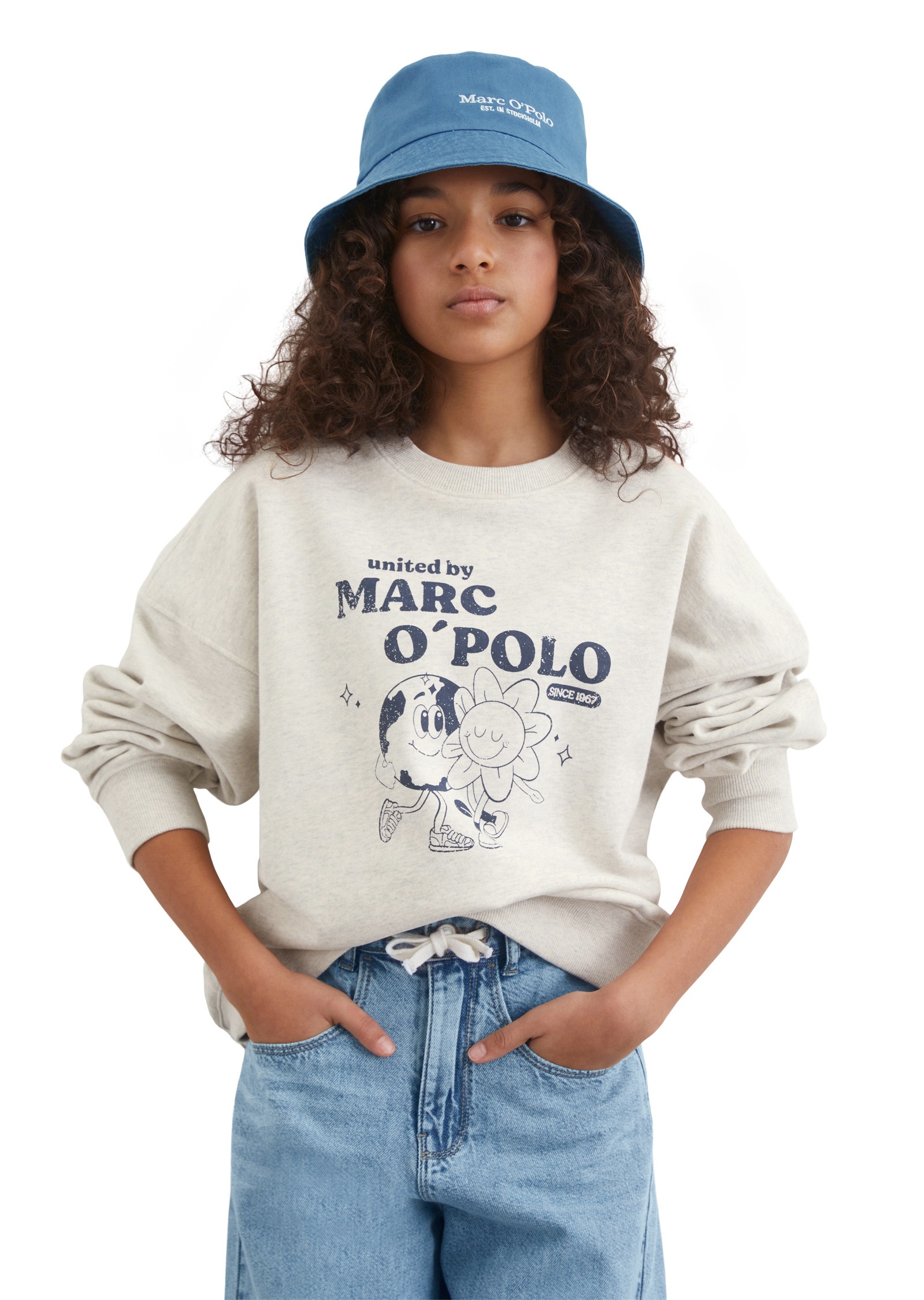 Marc O'Polo Sweatshirt »aus Bio-Baumwolle«