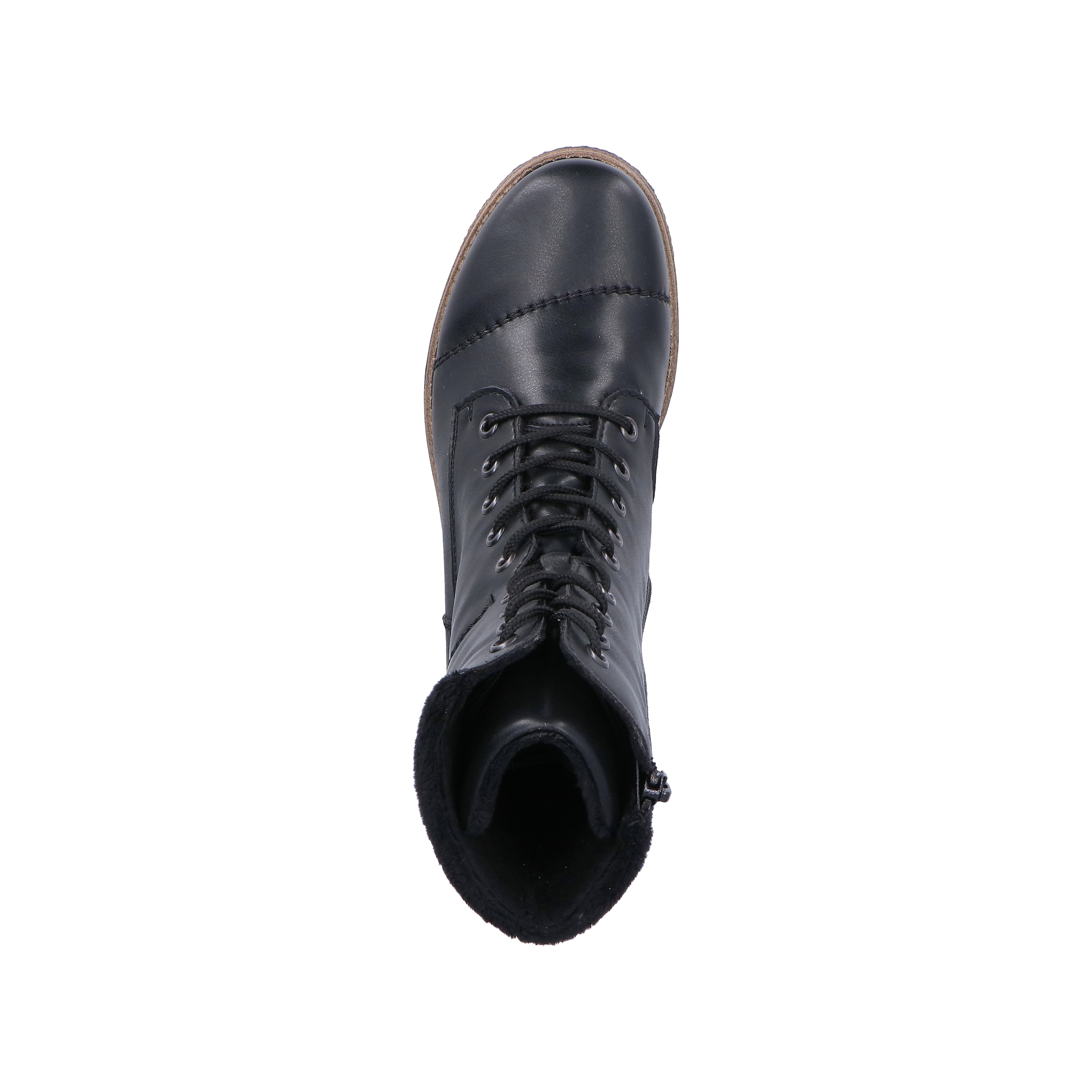 Rieker Schnürstiefelette, Schnürboots, Herbstboots mit gepolstertem Schaftrand