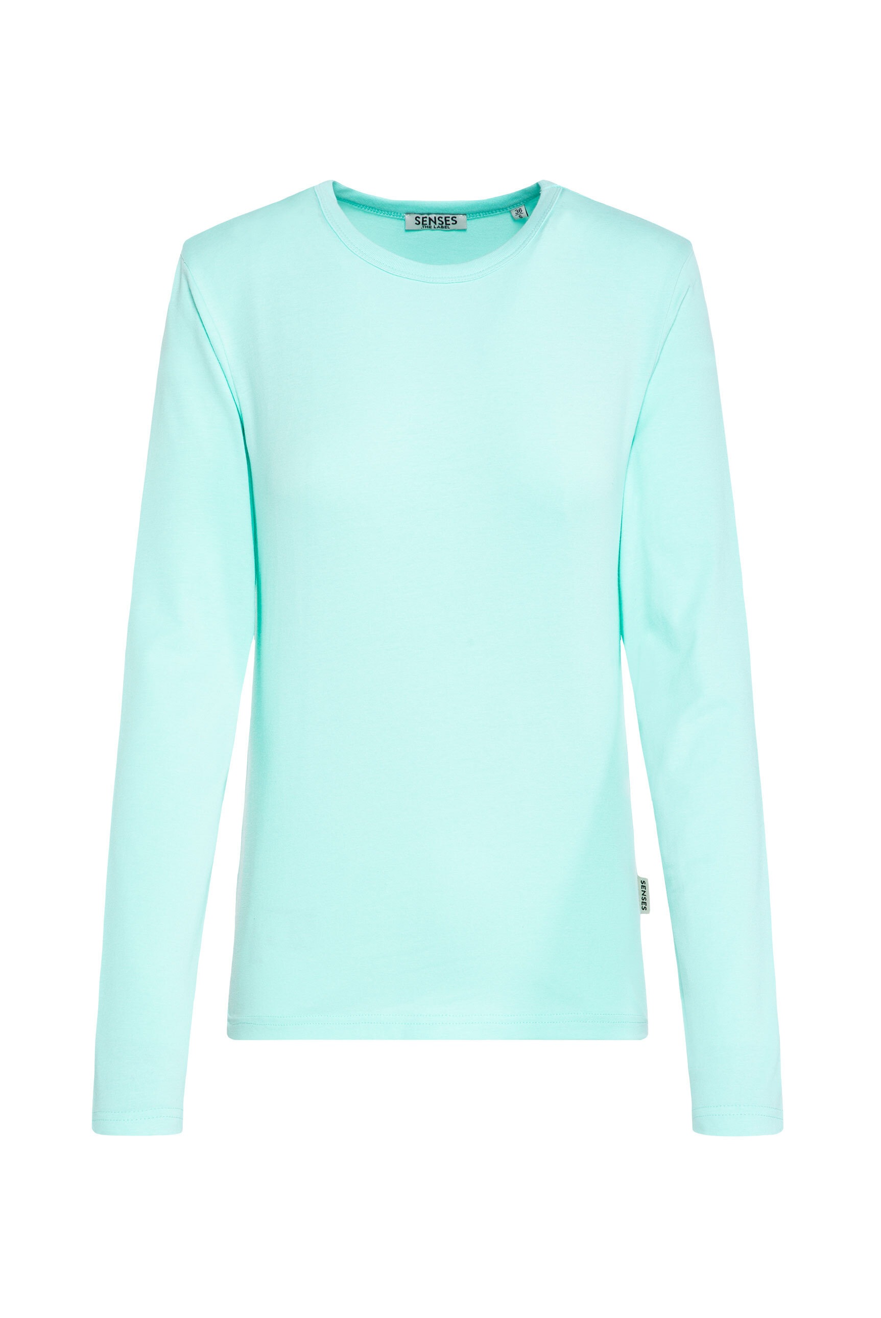 SENSES.THE LABEL Rundhalsshirt mit Baumwolle