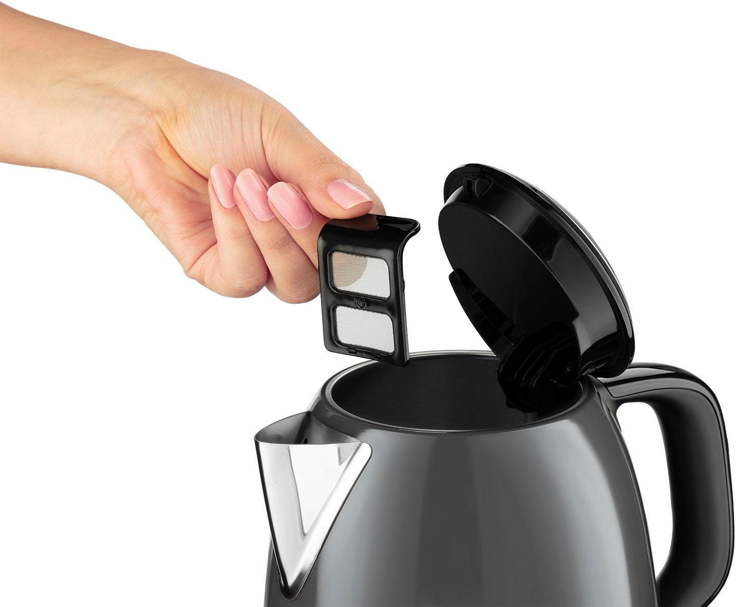 RUSSELL HOBBS Wasserkocher »Colours plus grau 24993-70«, 1 l, 2400 W