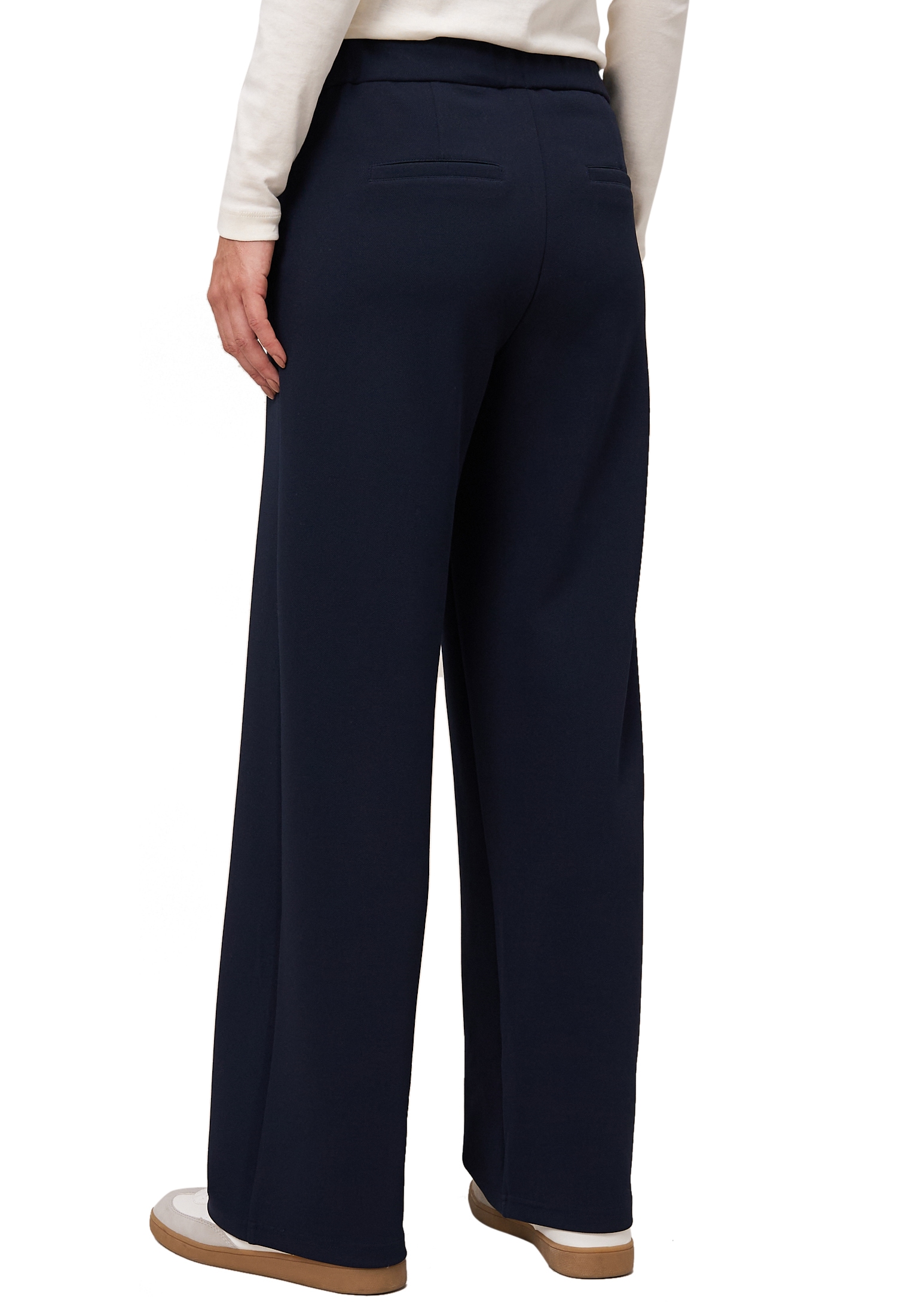 Zero Stoffhose »zero Damen Stoffhose mit elastischem Bund 30 Inch«, Plain/ohne Details